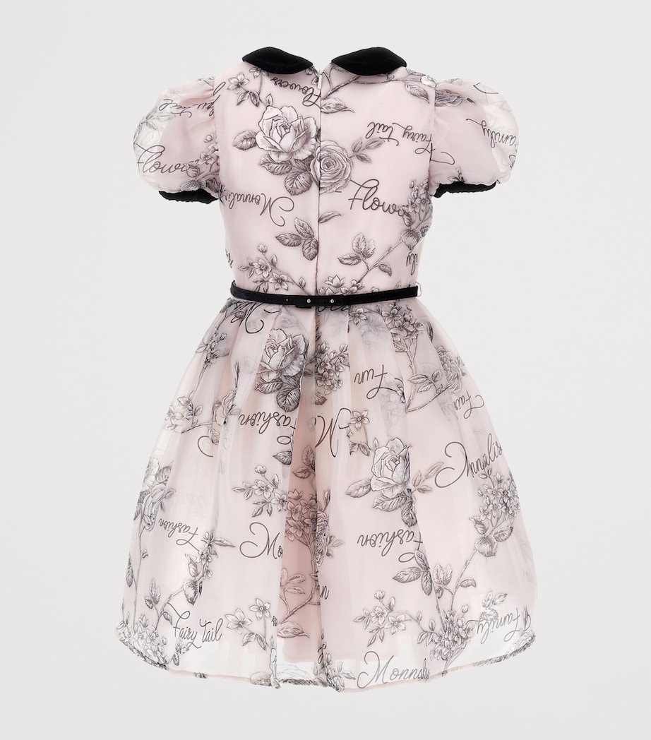 Floral Print Belted Dress (2-12 Years) ROSA ANTICO+NERO Image 2