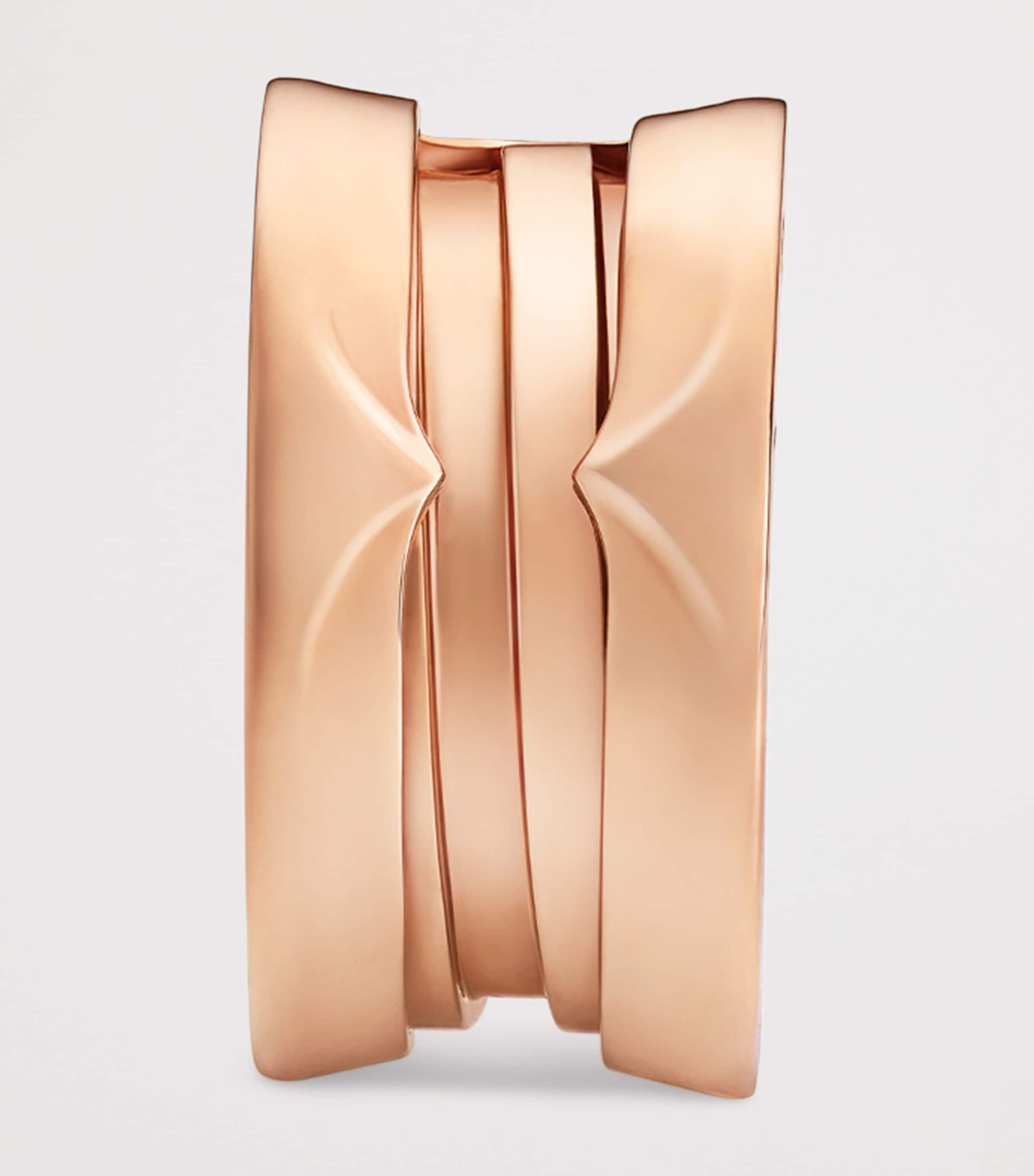 Bvlgari Rose Gold B.zero1 Single Hoop Earring Pink Gold Image 3