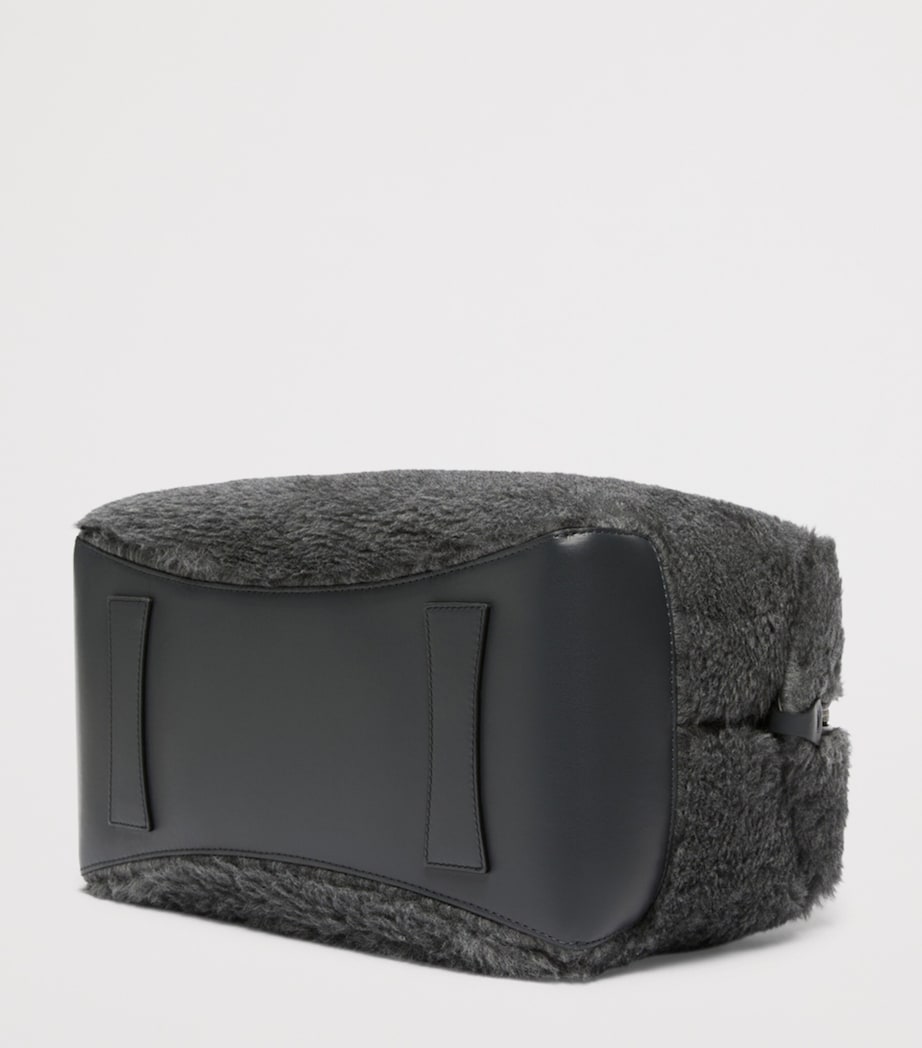 Max Mara Teddy Top-Handle Bag Medium Grey Image 5