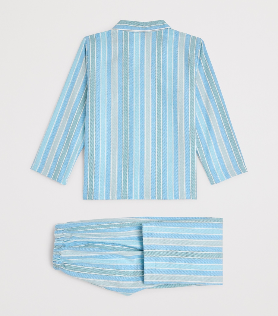 Cotton Kelburn Pyjama Set (13-16 Years) BLUE Image 2