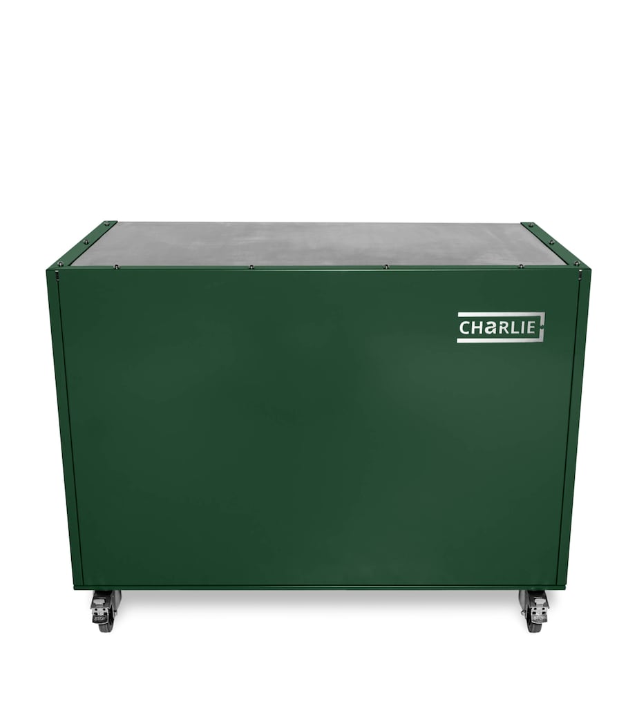 Charlie Outdoor Island Cabinet GREEN CHILLI Image 3