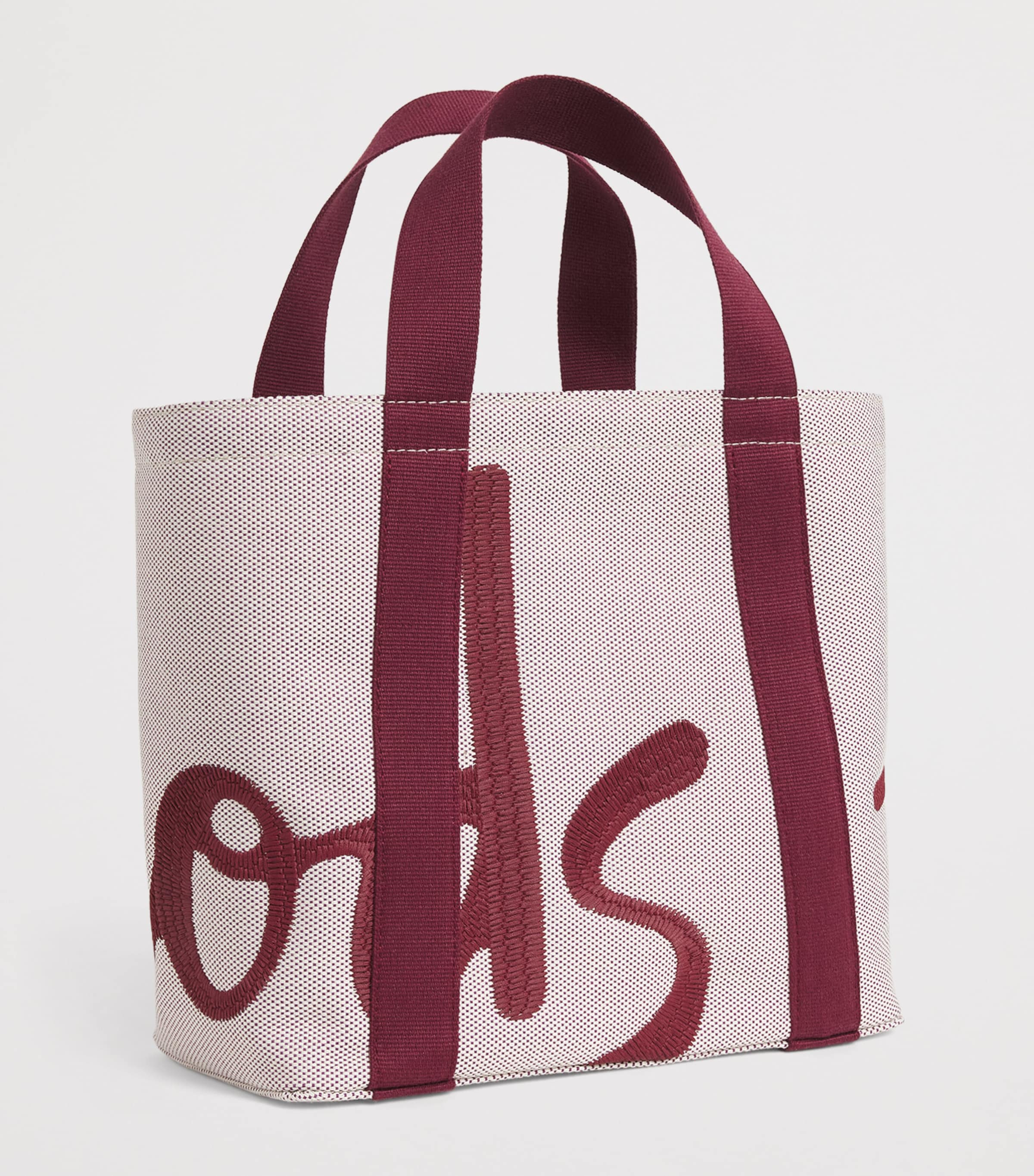 Harrods Small Logo Tote Bag Neutral Image 3