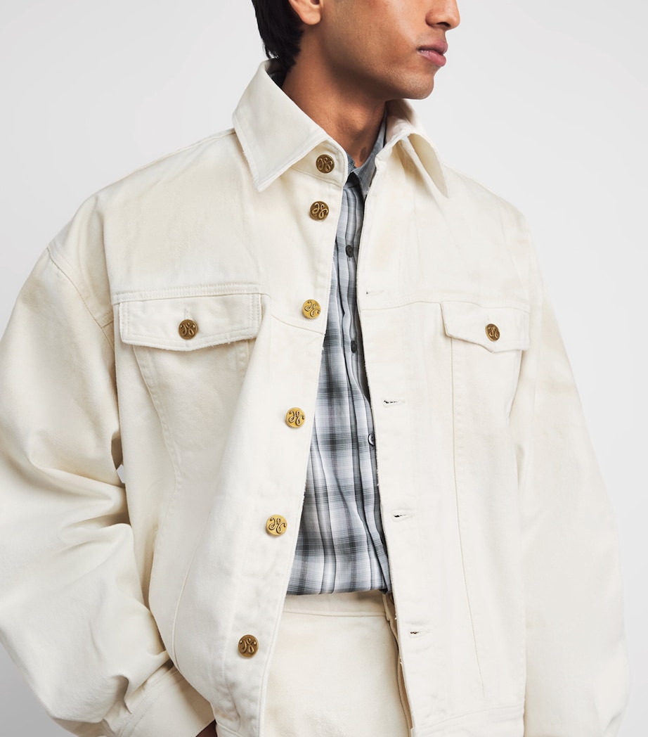 Willy Chavarria Mens Chachi Denim Jacket Masa Image 3