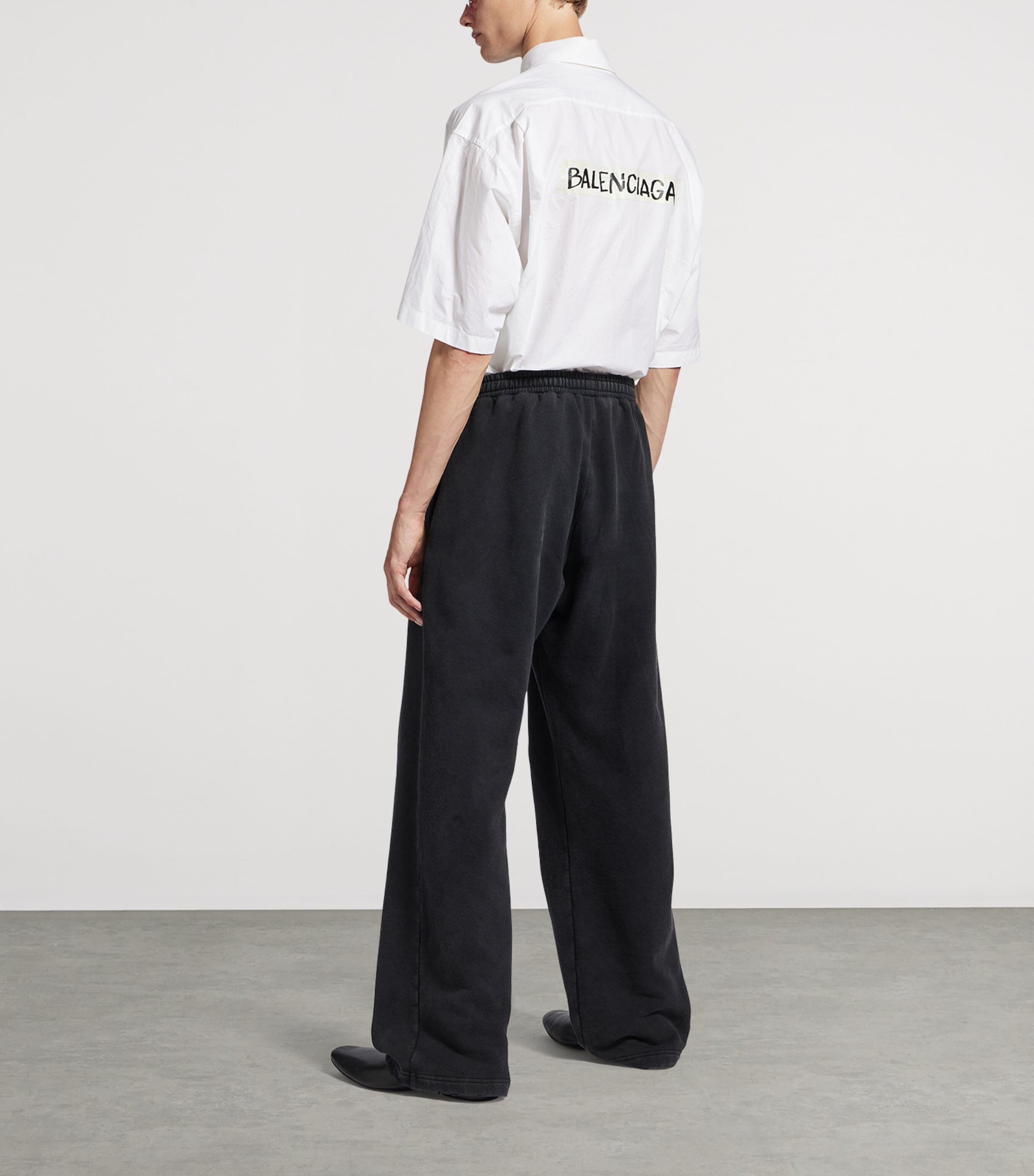 Cotton Masking Tape Logo Sweatpants 1041 Image 3