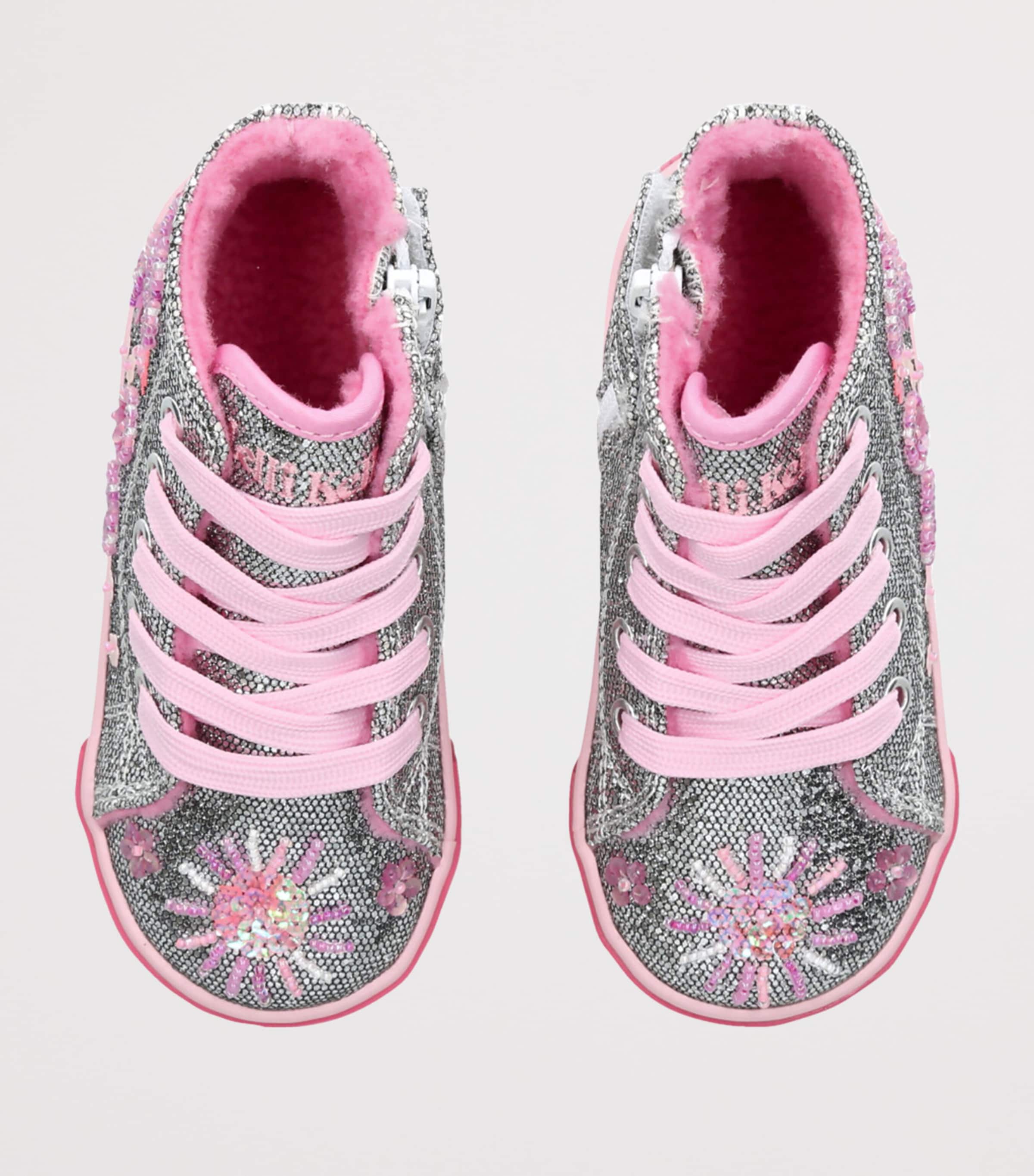 Embellished Dafne Sneakers SILVER COM Image 4