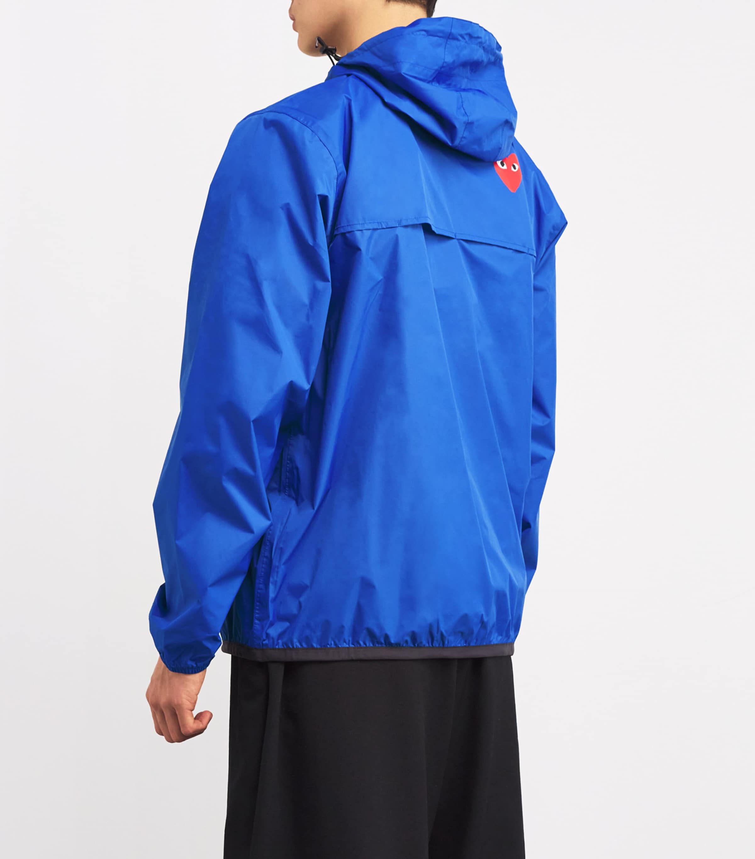 x K-Way Nylon Water-Resistant Half-Zip Jacket BLUE Image 4