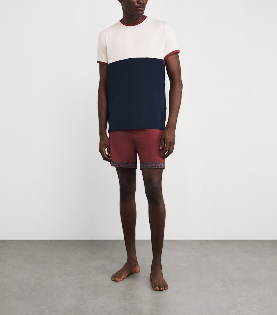 Three-Tone Lounge T-Shirt NVYC-NVY/CLUNCH/CLAY Image 2