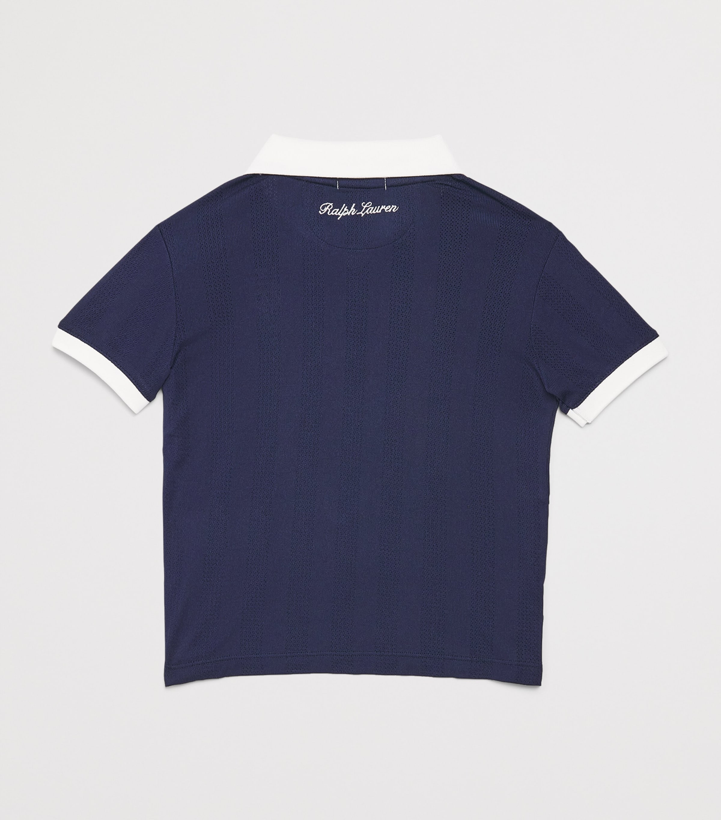 Ralph Lauren Kids x Wimbledon Polo Shirt (7-14 Years) Navy Image 2