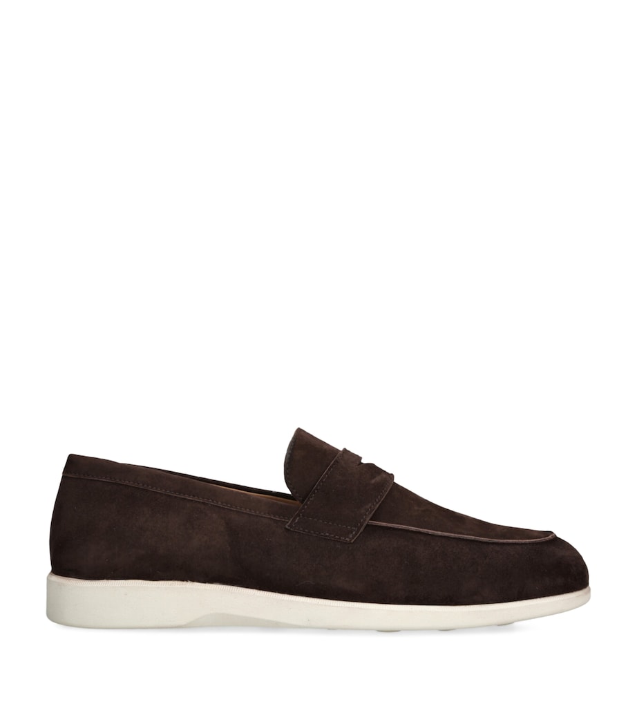 Suede Harley Loafers DARK BROWN Image 1