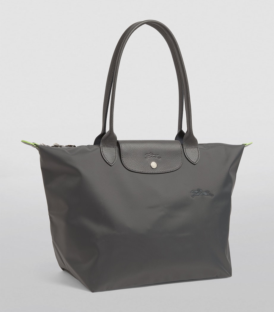 Large Le Pliage Green Tote Bag P66 GRAPHITE Image 3
