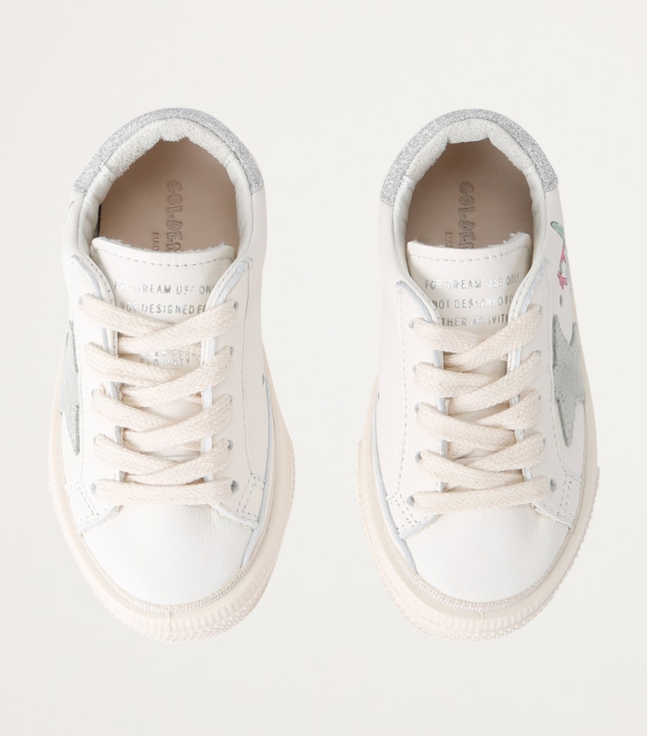 Golden Goose Leather May Sneakers White/comb Image 4
