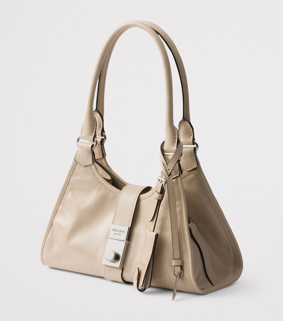 Small Leather Tote Bag F03MV Image 2