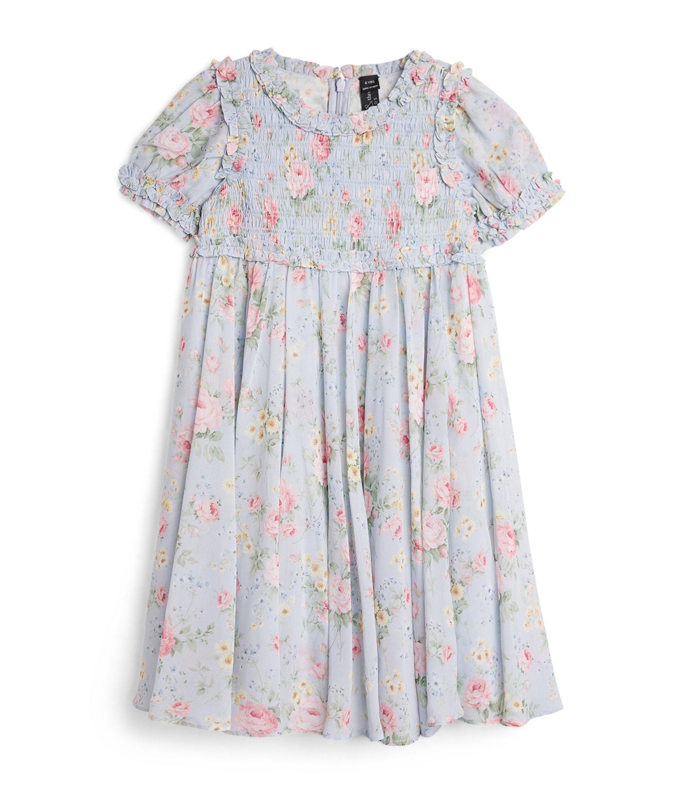 Needle & Thread Chiffon Pompadour Garden Giselle Dress (3-12 Years) | Girls Clothing | Dresses | Designers | Needle Thread