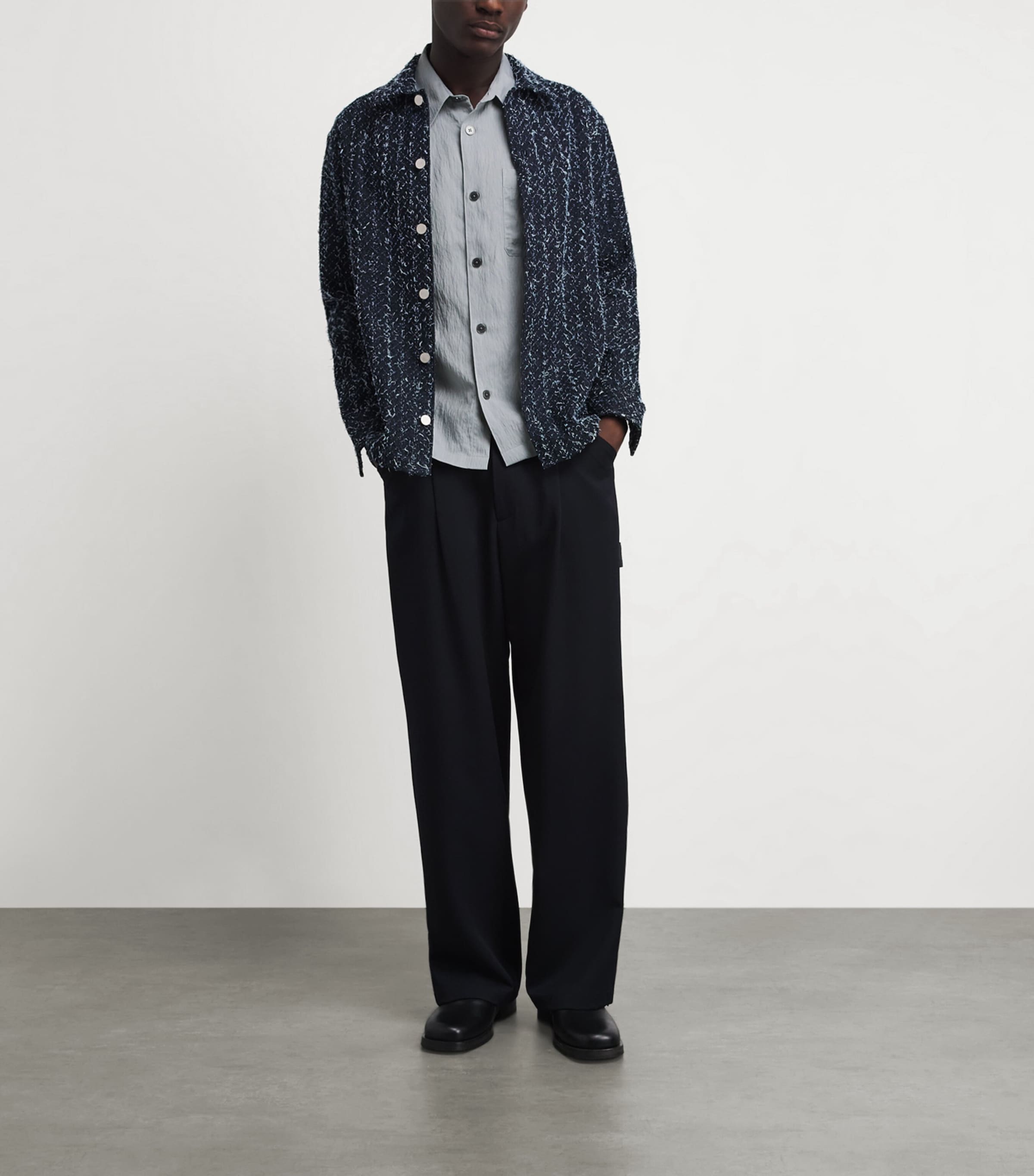 FRAME Mens Stripe Short-Sleeve Shirt Bgrs Image 2