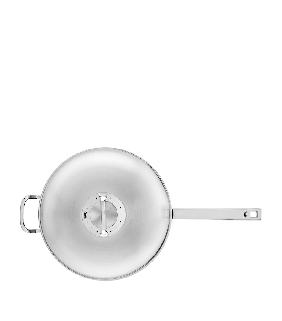 Original-Profi Handled-Wok with Lid (32cm) INOX GREY Image 4