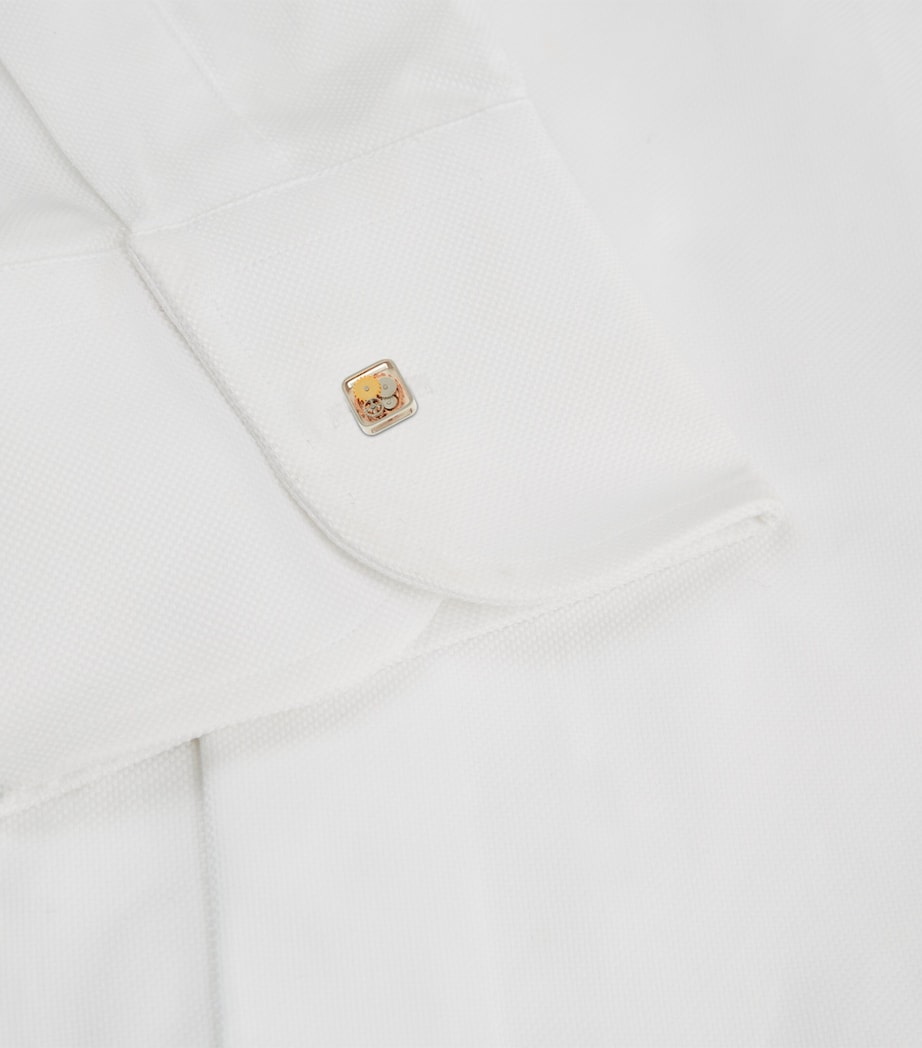 Square Gear Cufflinks SILVER SILVER Image 8