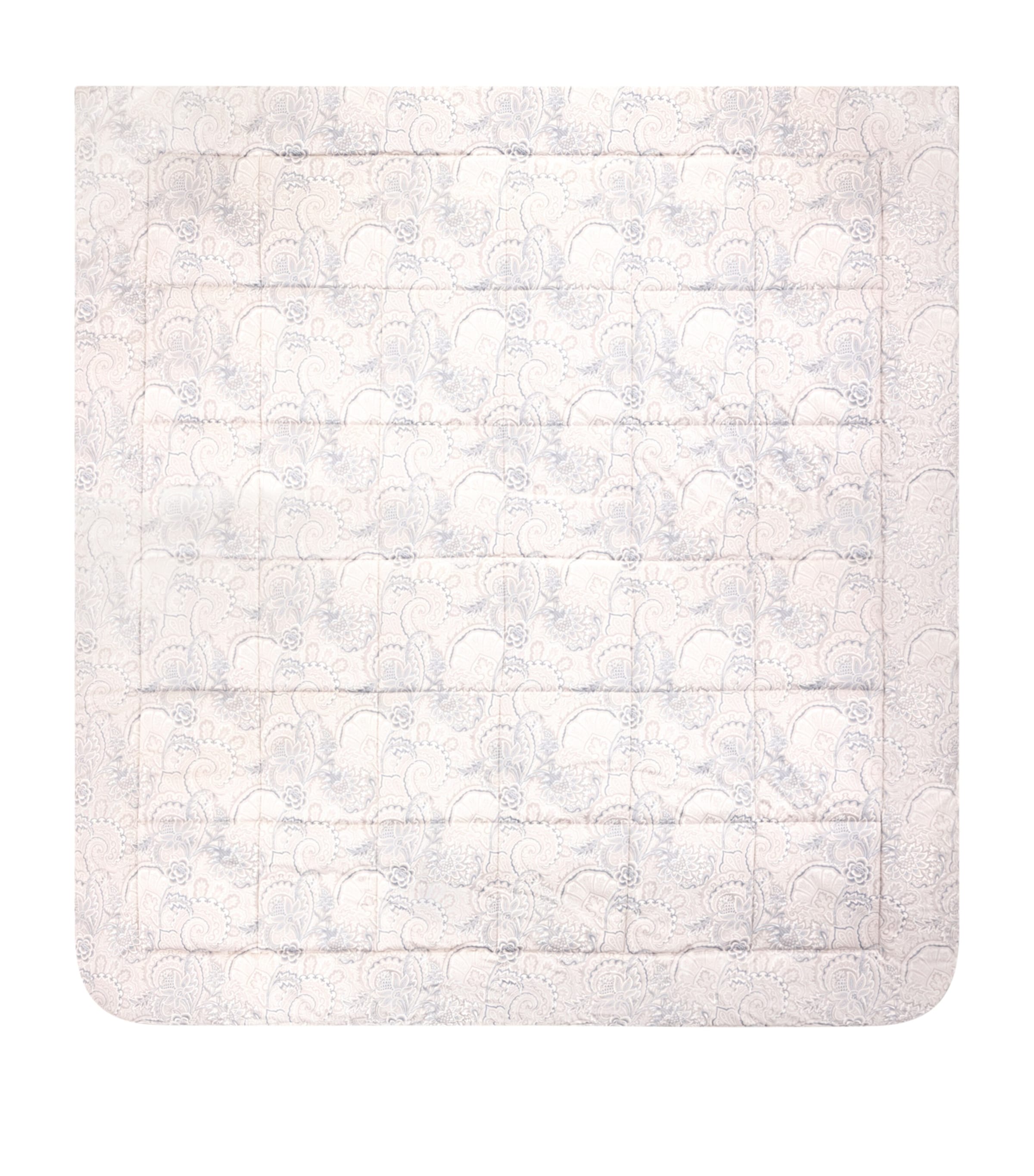 Etro Velvet Bloom Print Bedspread