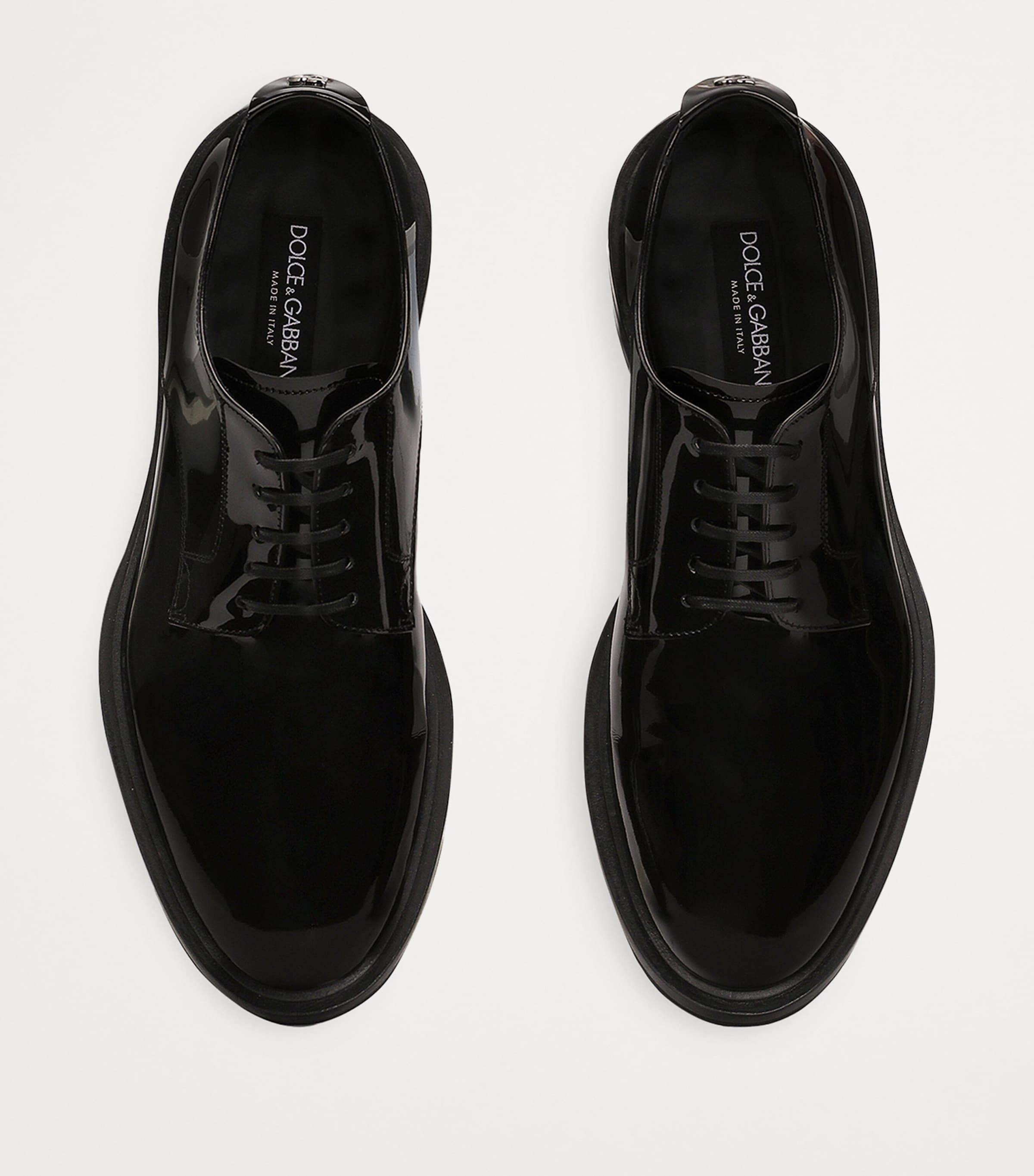Dolce & Gabbana Patent Leather Derby Shoes | Harrods US