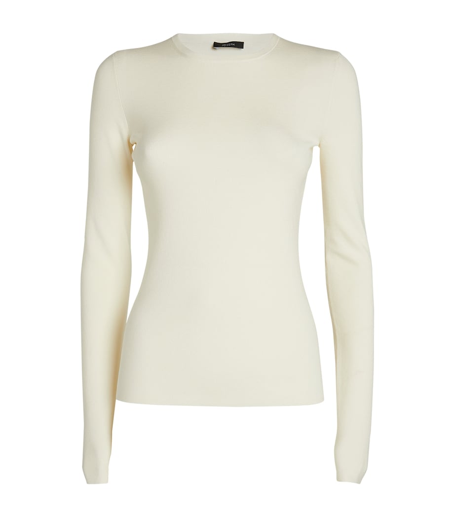Silk Stretch Jumper IVORY Image 1