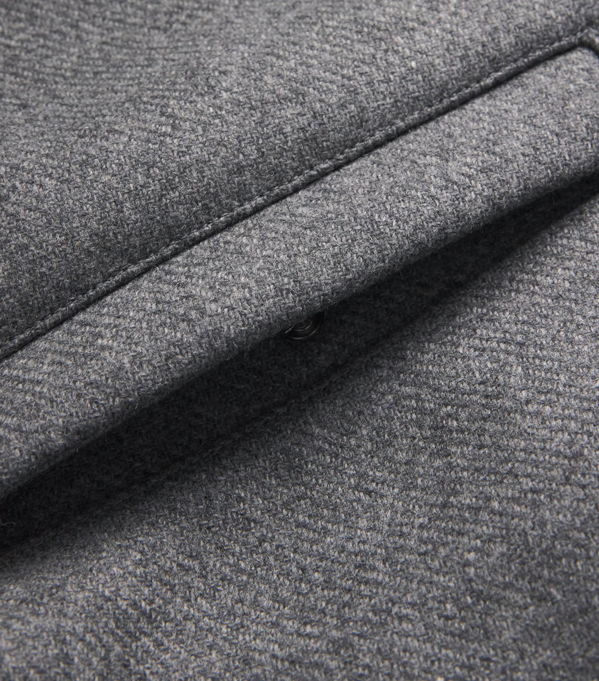 Wool-Blend Felt Bomber Jacket 9420 GREY Image 5