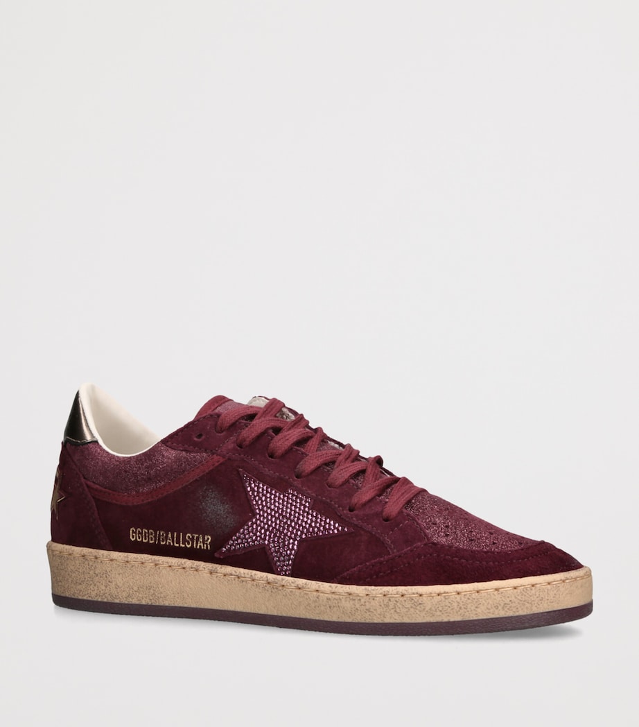 Suede Ballstar Sneakers WINE COMB Image 3