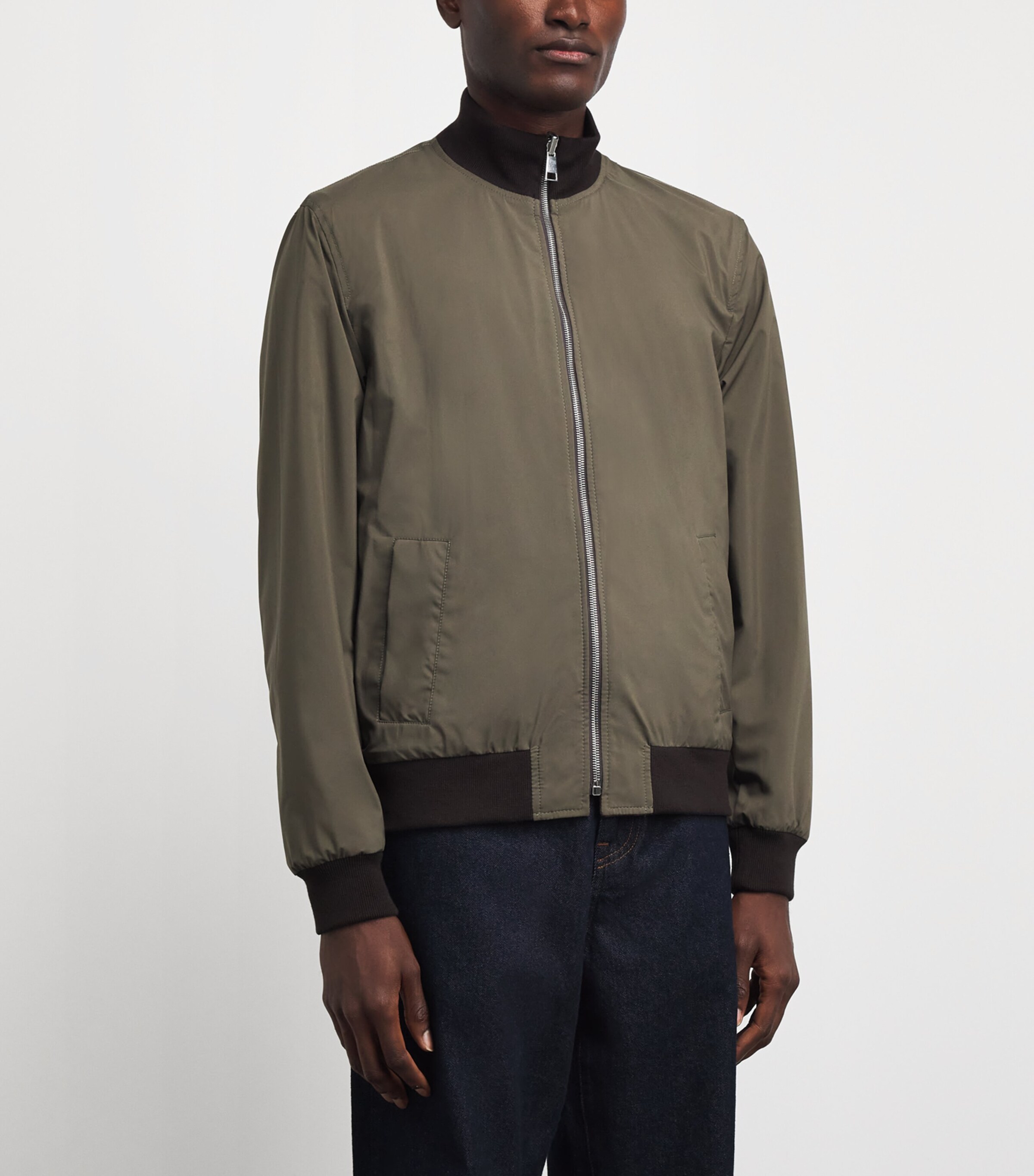 Valstar Mens Reversible Valstarino Suede Jacket Caffe/miltry Image 6