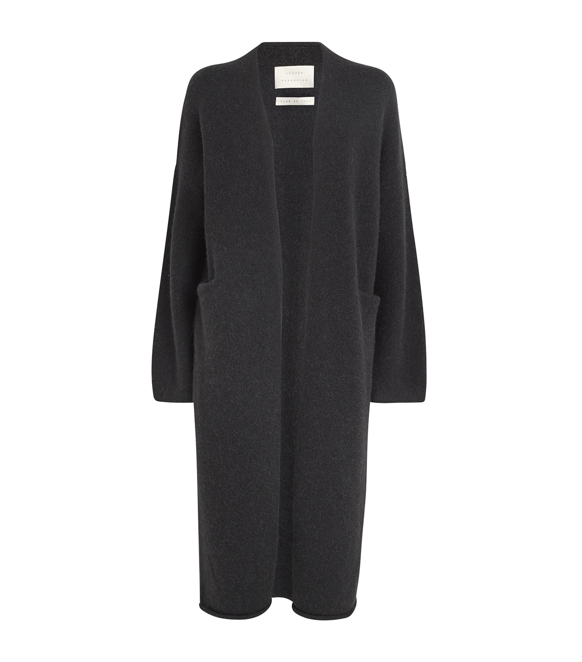 Lauren Manoogian Merino Wool-alpaca Cardigan In Black