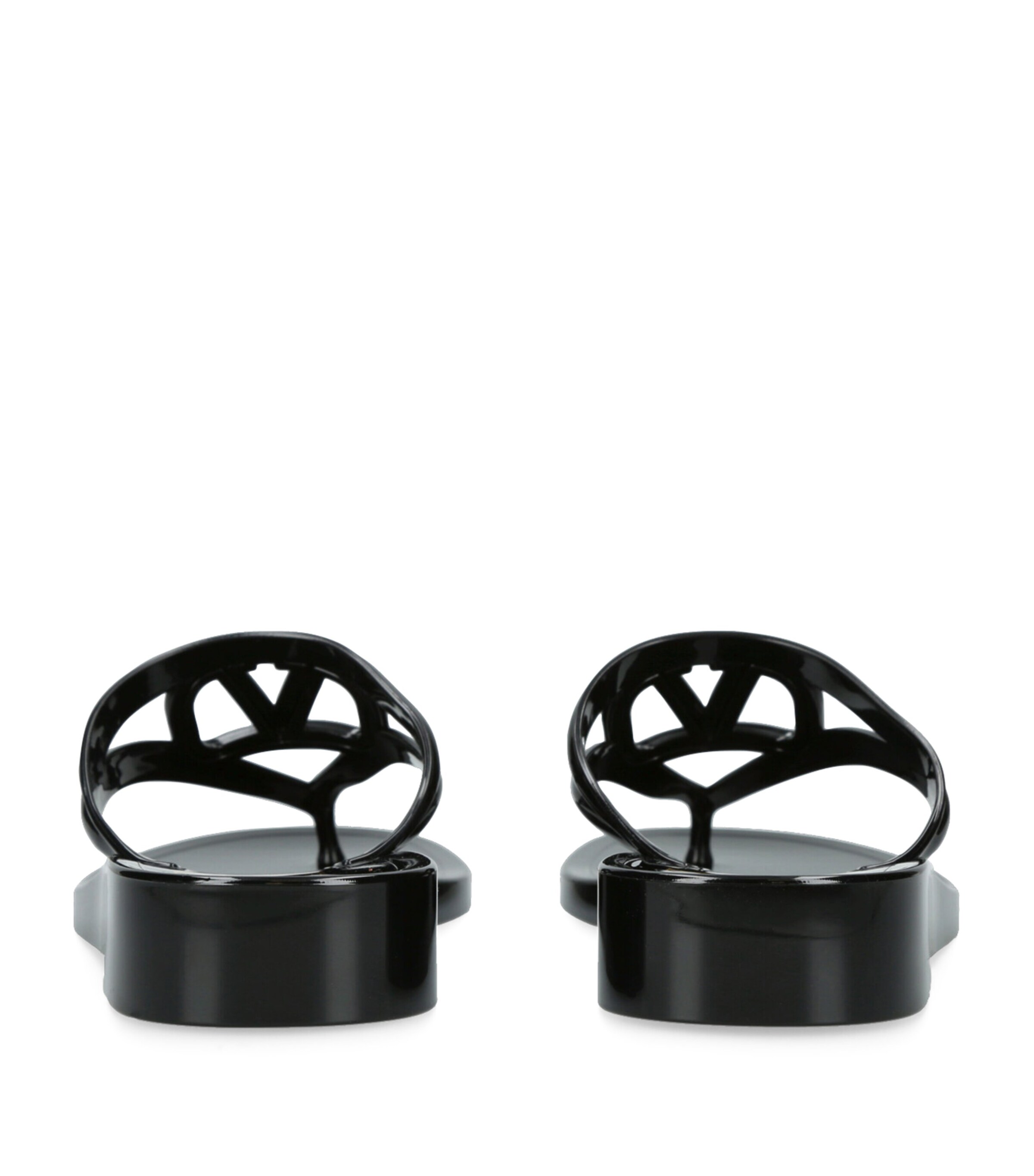 VLOGO Flip Flops BLACK Image 4