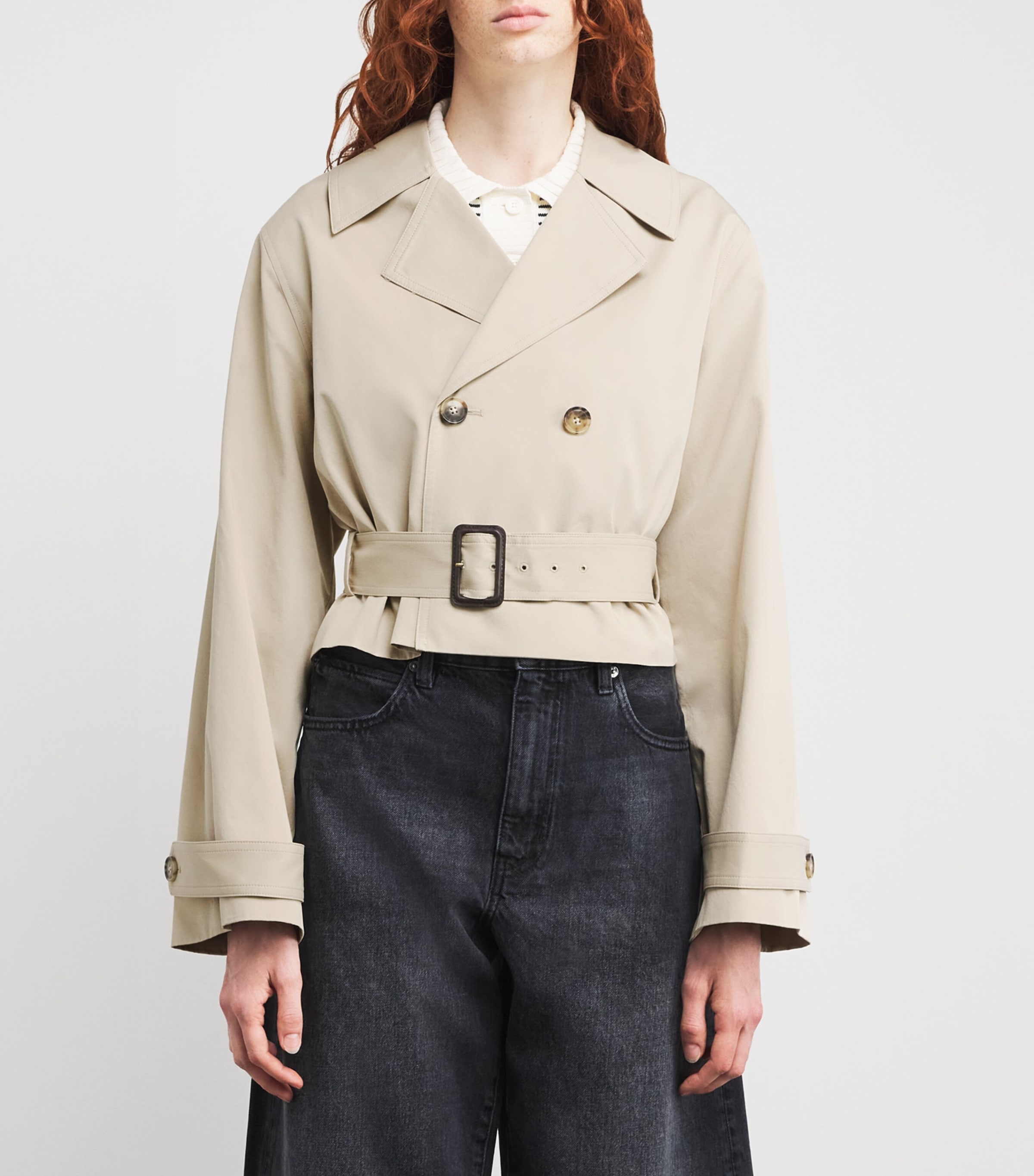 Cotton The Uniform Trench Coat OAT Image 3