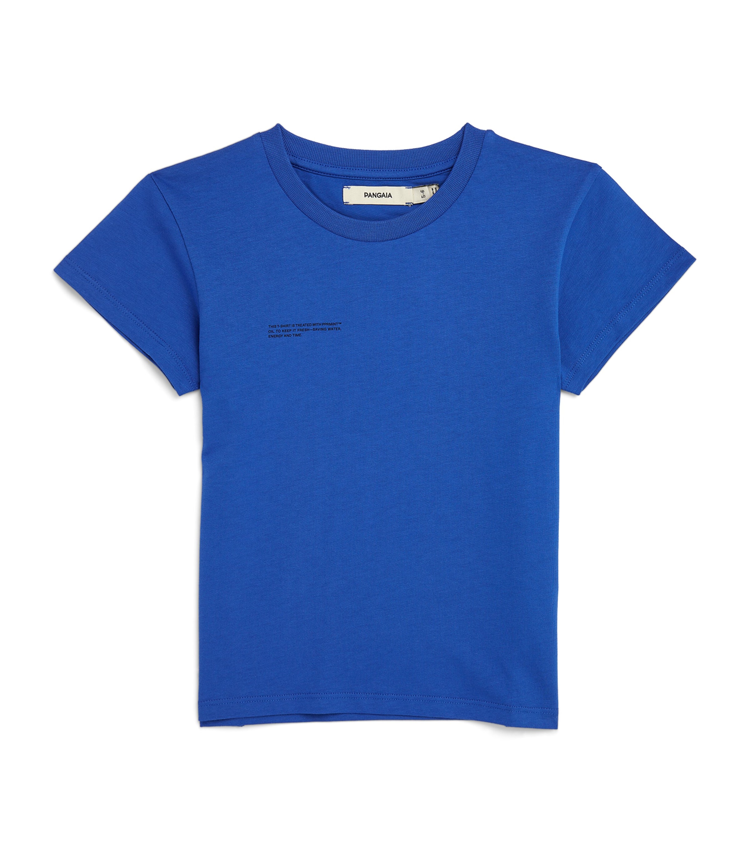 Pangaia Kids' Organic Cotton Pprmint T-shirt In Blue