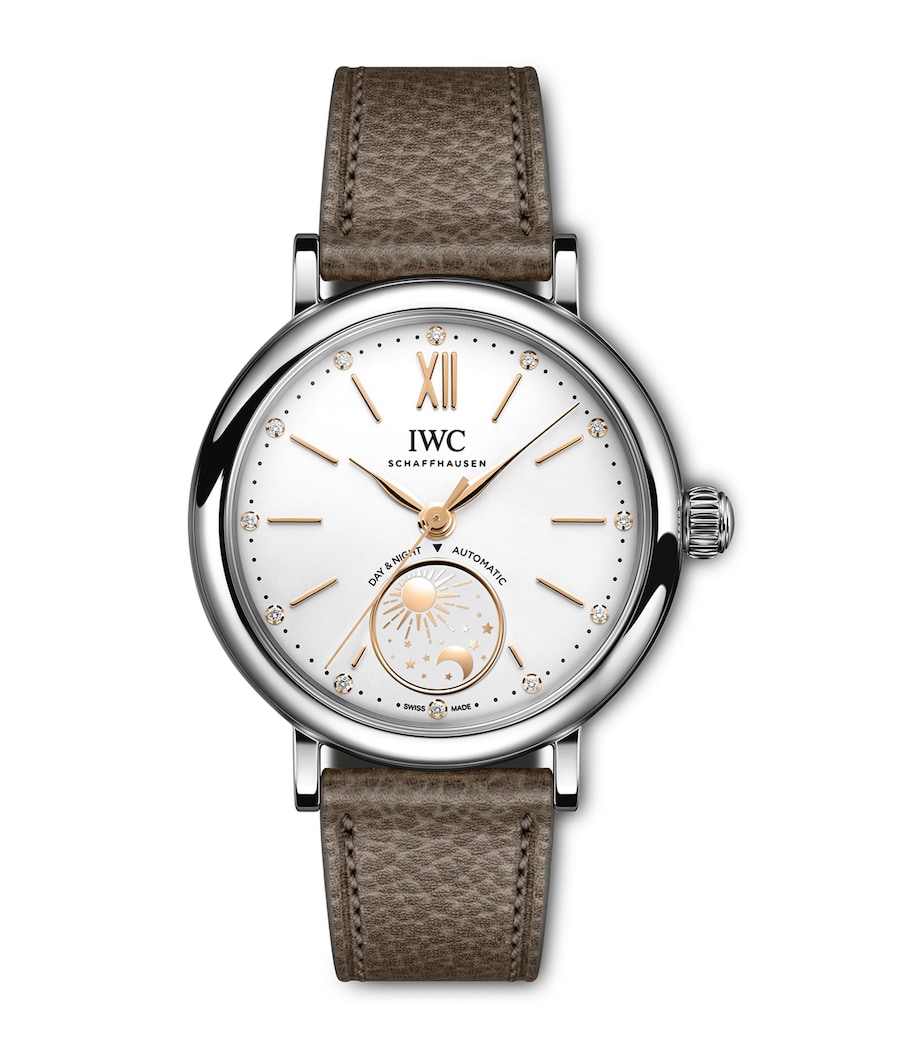 Stainless Steel Portofino Day & Night Watch 34mm SILVER Image 1