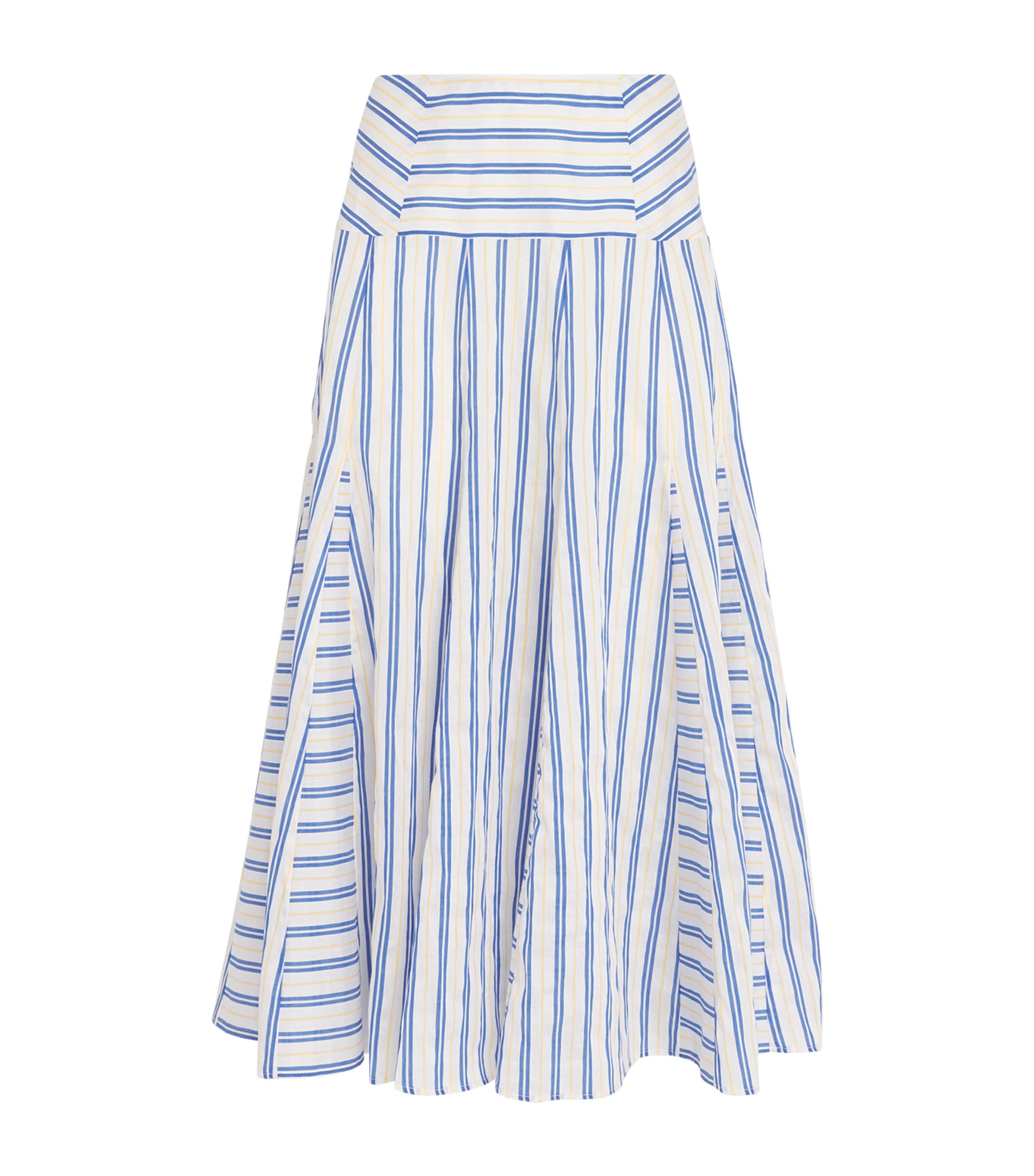 Claudie Pierlot Striped Midi Skirt