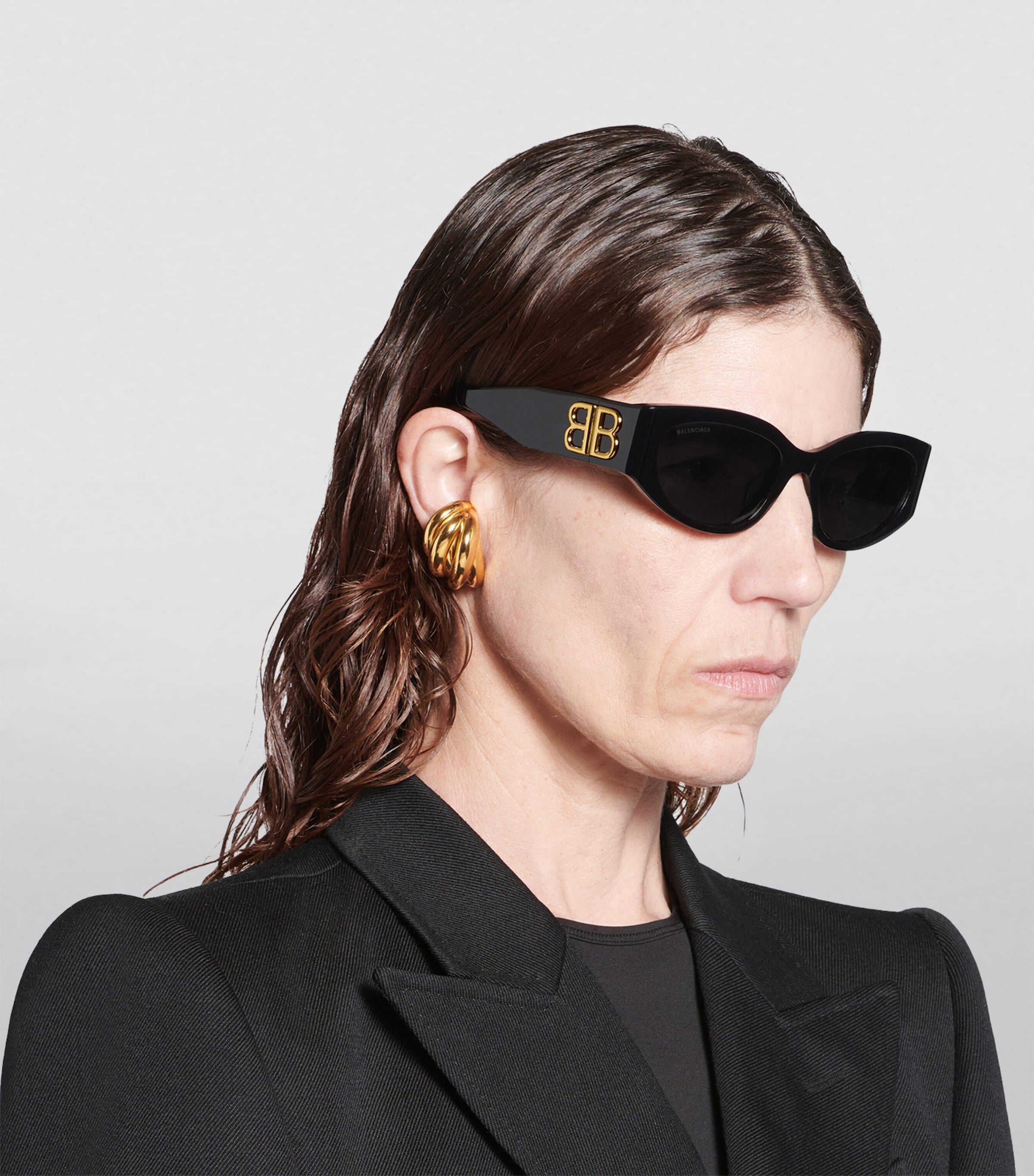 Balenciaga Bossy Round Sunglasses | Harrods UK