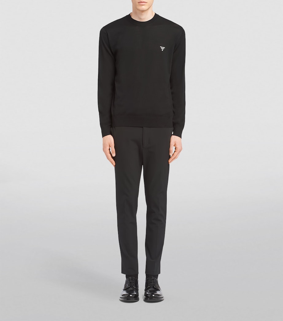 Wool Logo Sweater F0002 Image 2