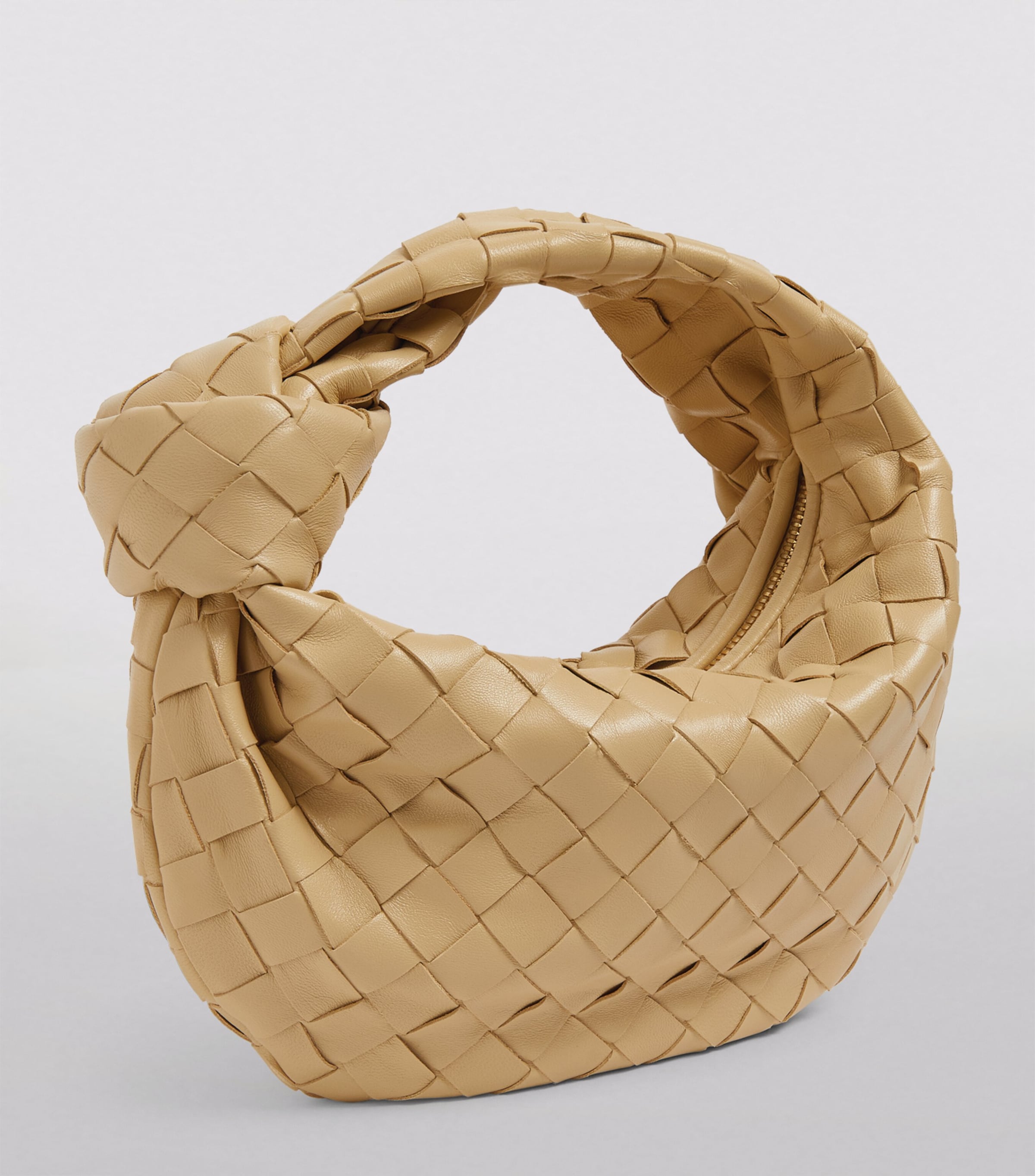 Mini Leather Jodie Bag PORRIDGE-GOLD Image 3