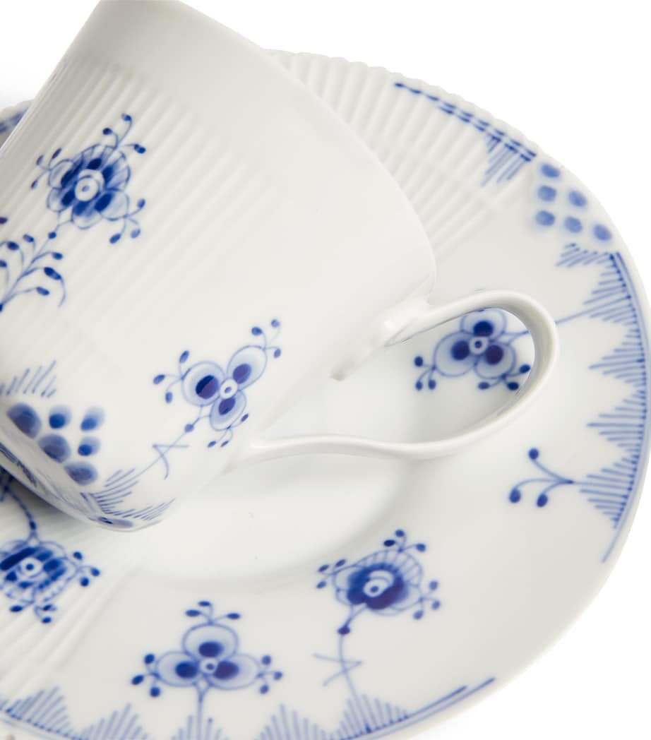 Blue Elements Teacup and Saucer BLUE Image 2