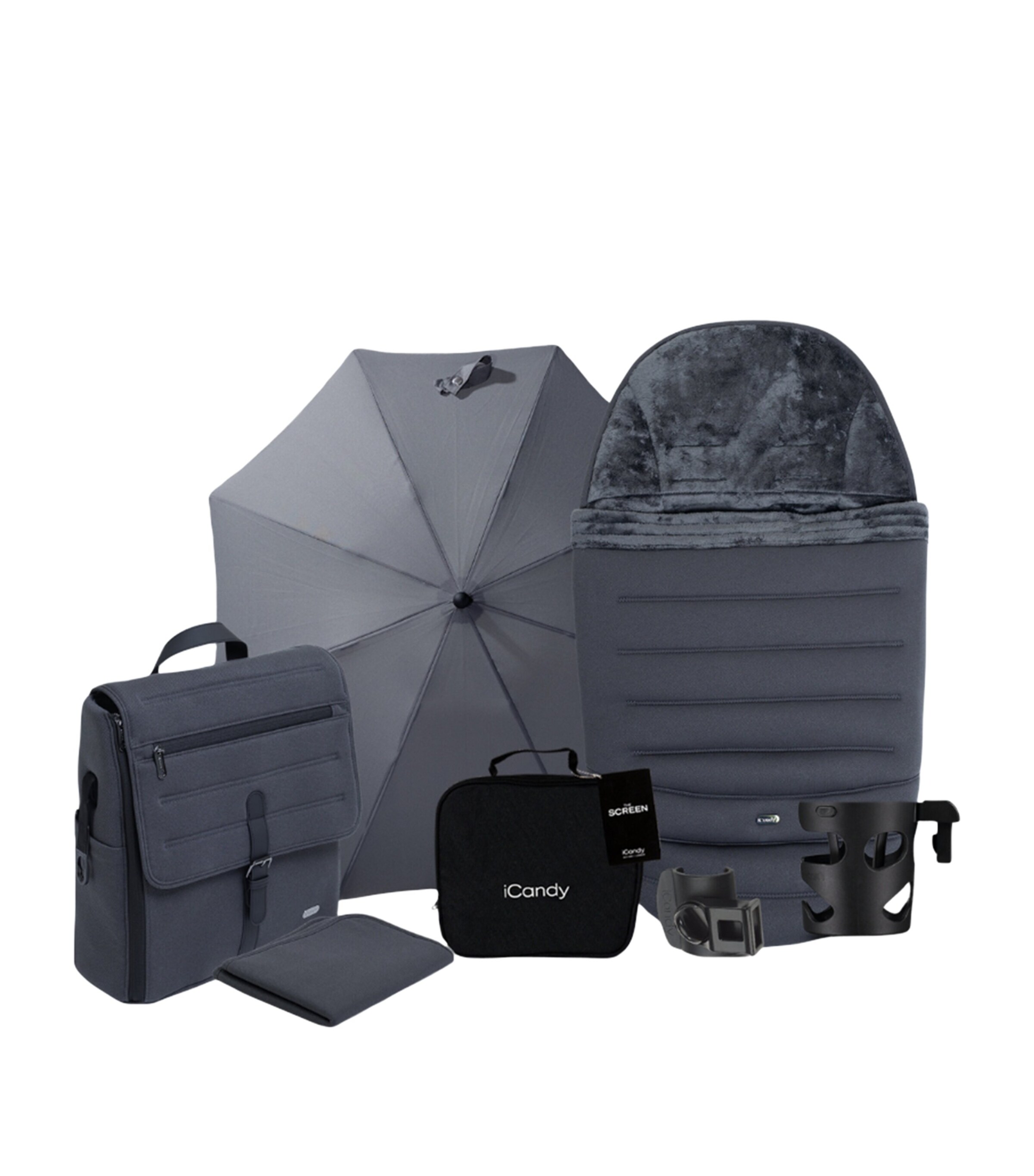 iCandy Peach 8 Pushchair and Carrycot Set Grey Image 6