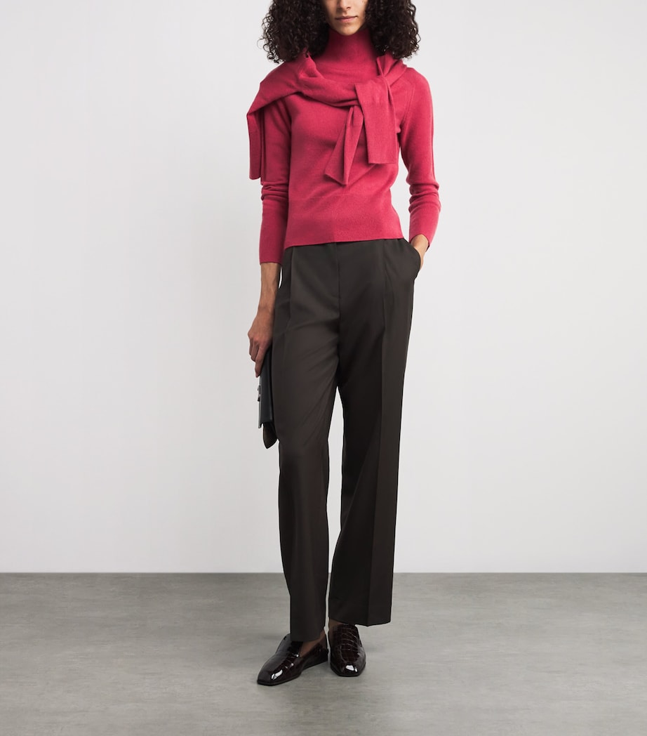 Cashmere Oxna Funnel-Neck Sweater MULBERRY Image 2