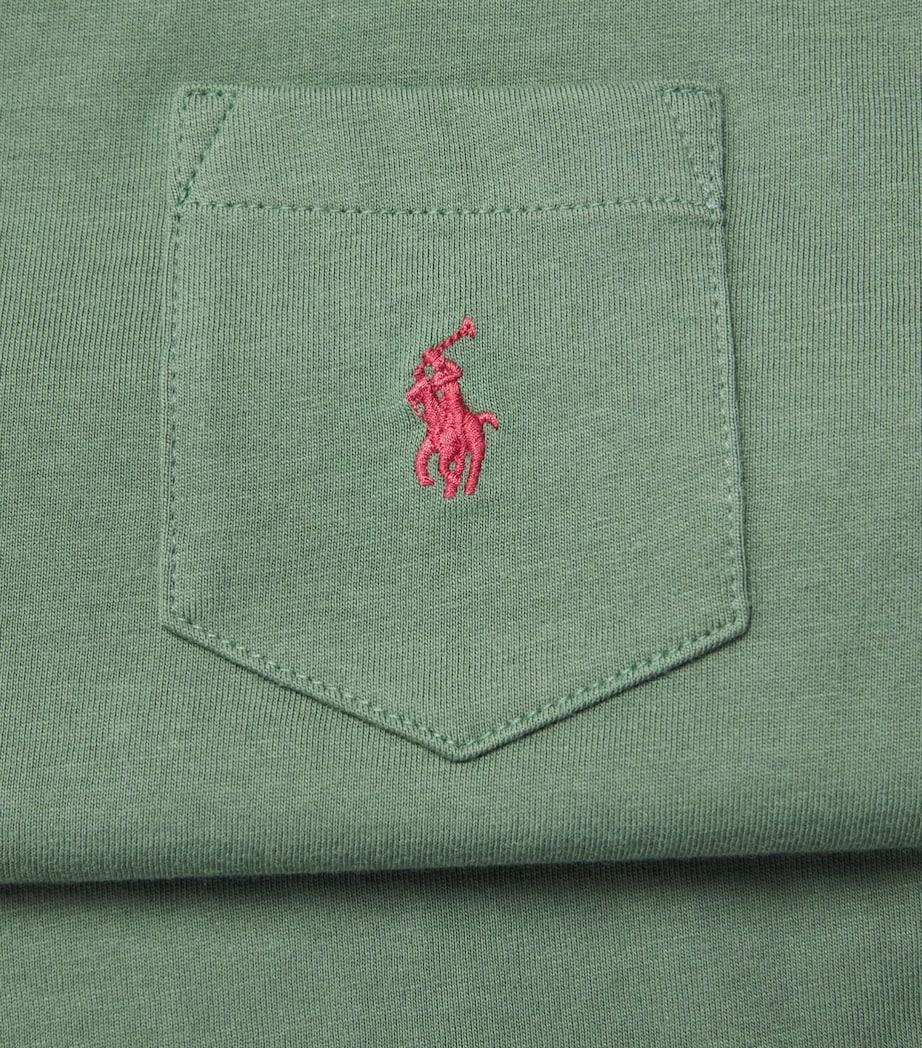 Ralph Lauren Kids Cotton Polo Pony T-Shirt (2-7 Years) Fatigue Image 3