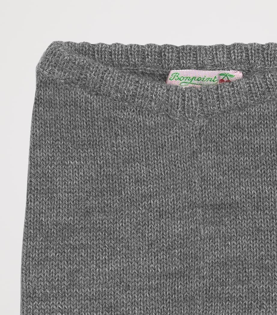 Cashmere Leggings (1-18 Months) GRIS CHINE C. Image 3