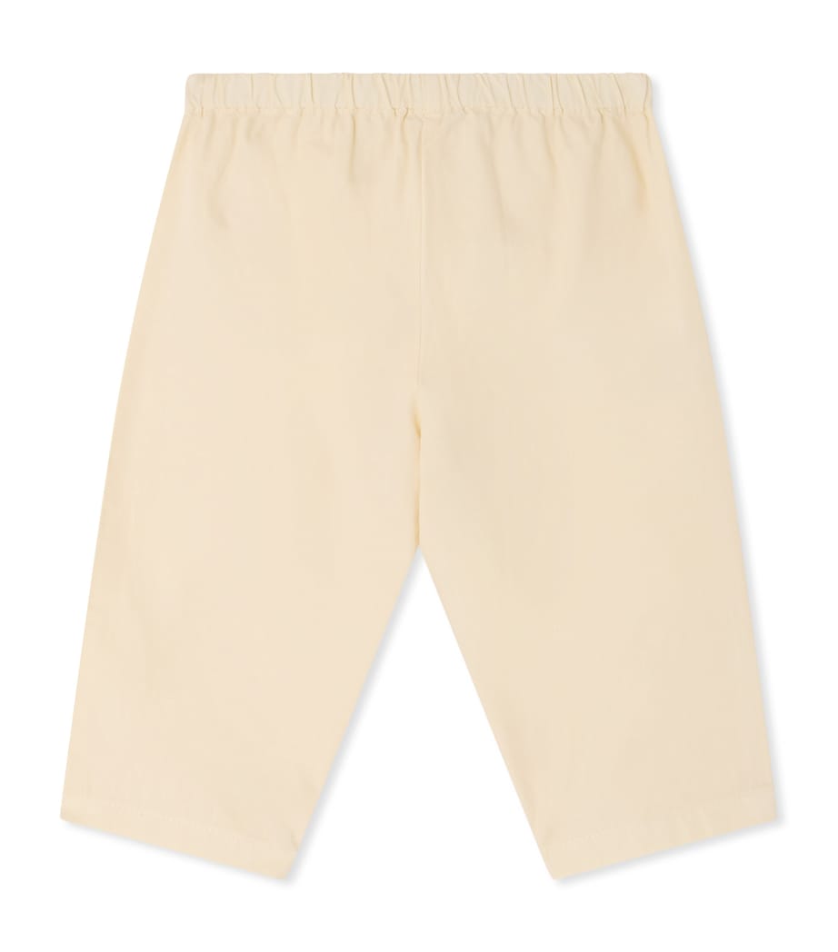 Bonpoint Cotton Trousers (6-18 Months) Ficelle Image 1
