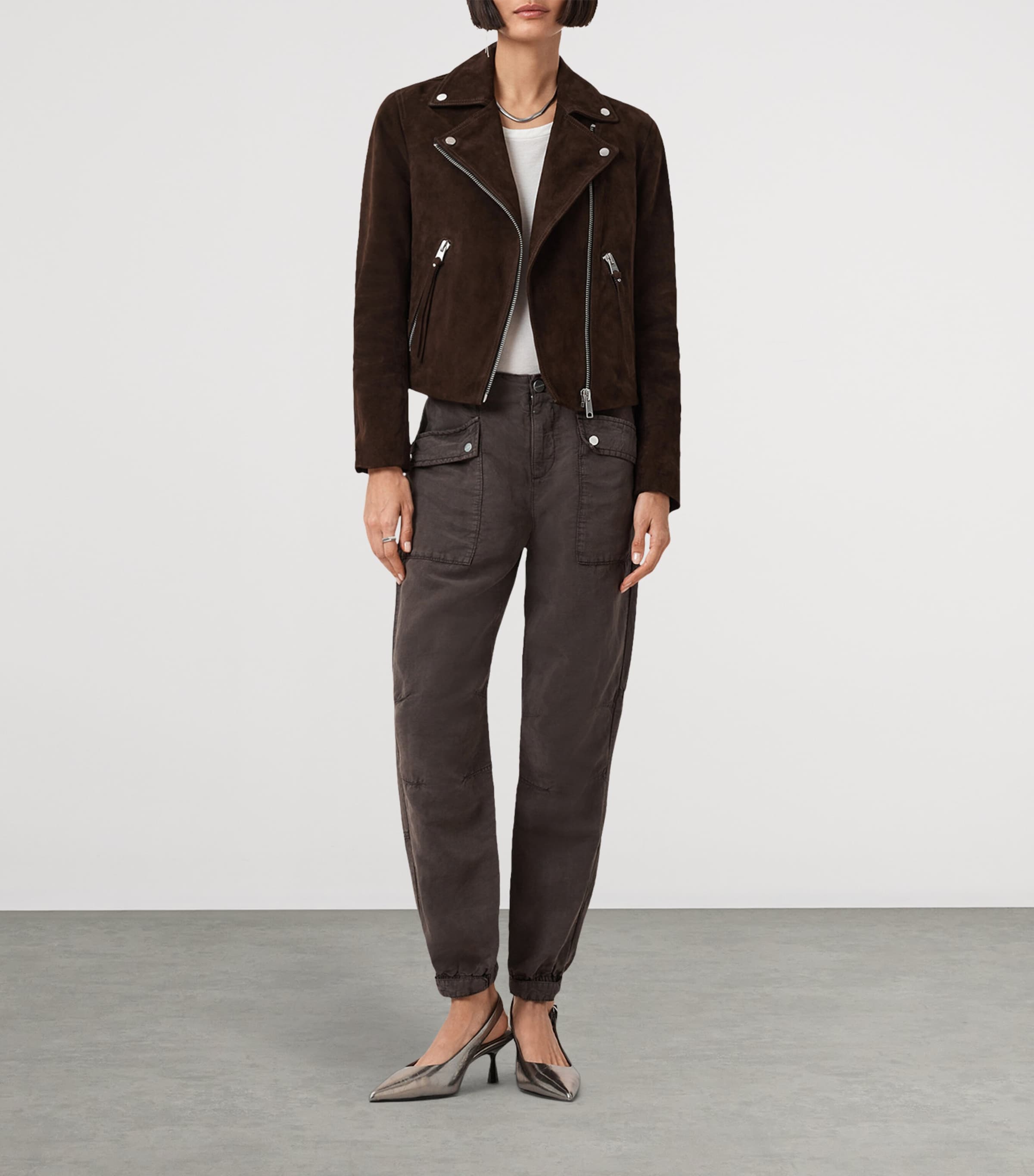 Val Cargo Trousers DARK BROWN Image 3