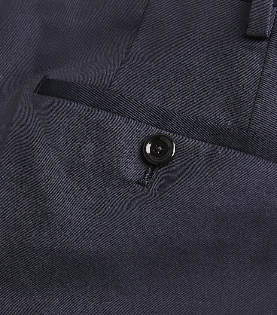 Cotton Drop Reg Trousers 850BL Image 5