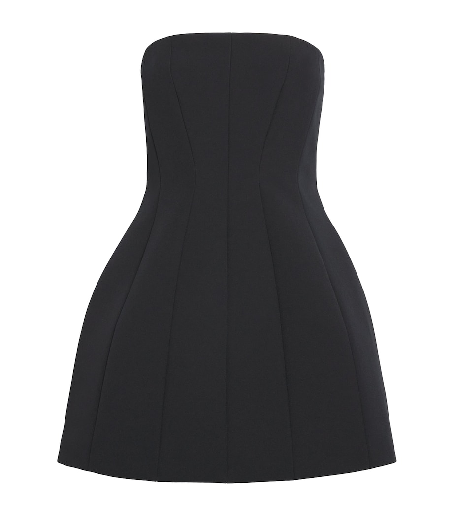 Structured Mini Dress BLACK Image 1