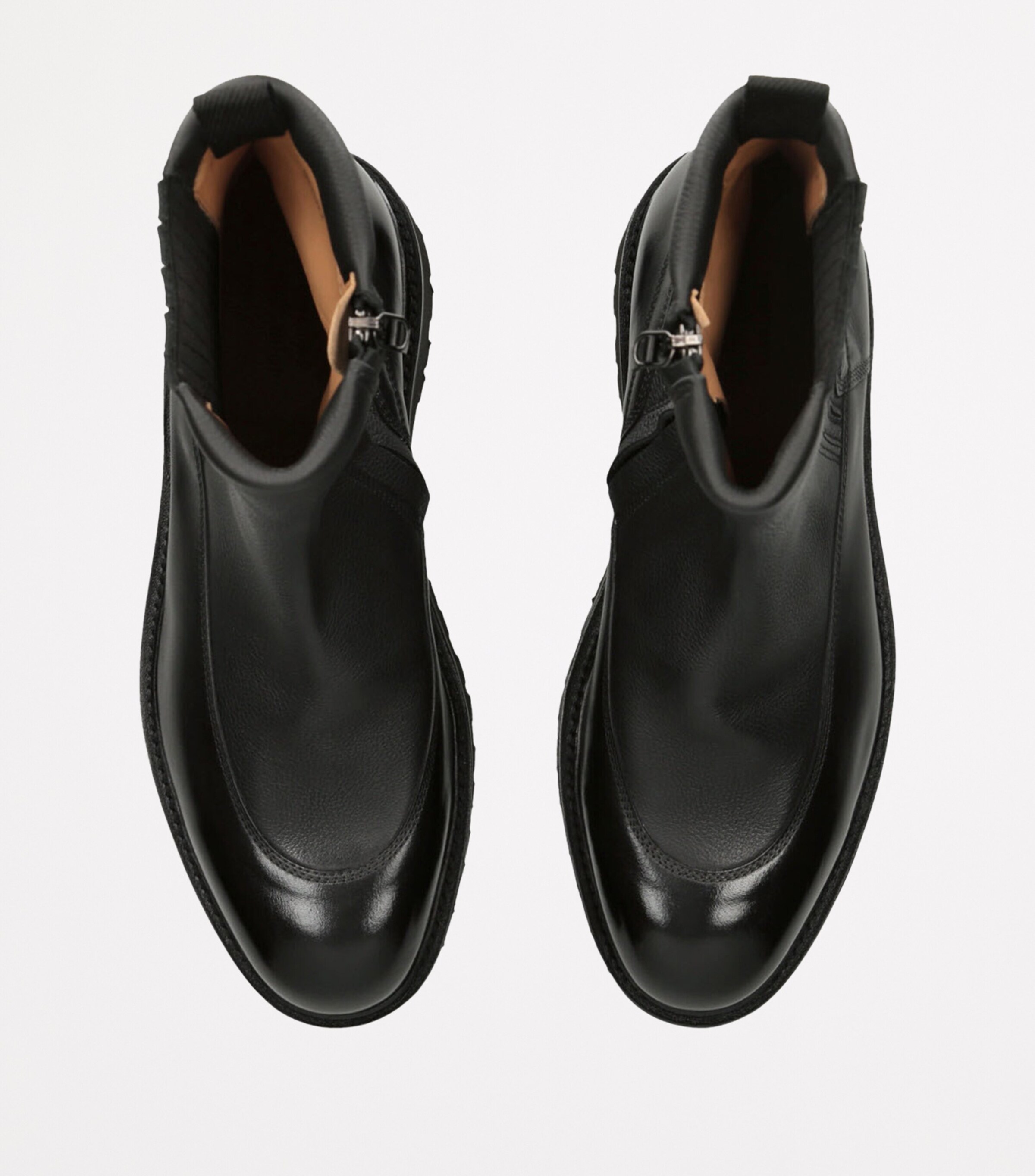 John Lobb Leather Ridge Ankle Boots Black Image 4
