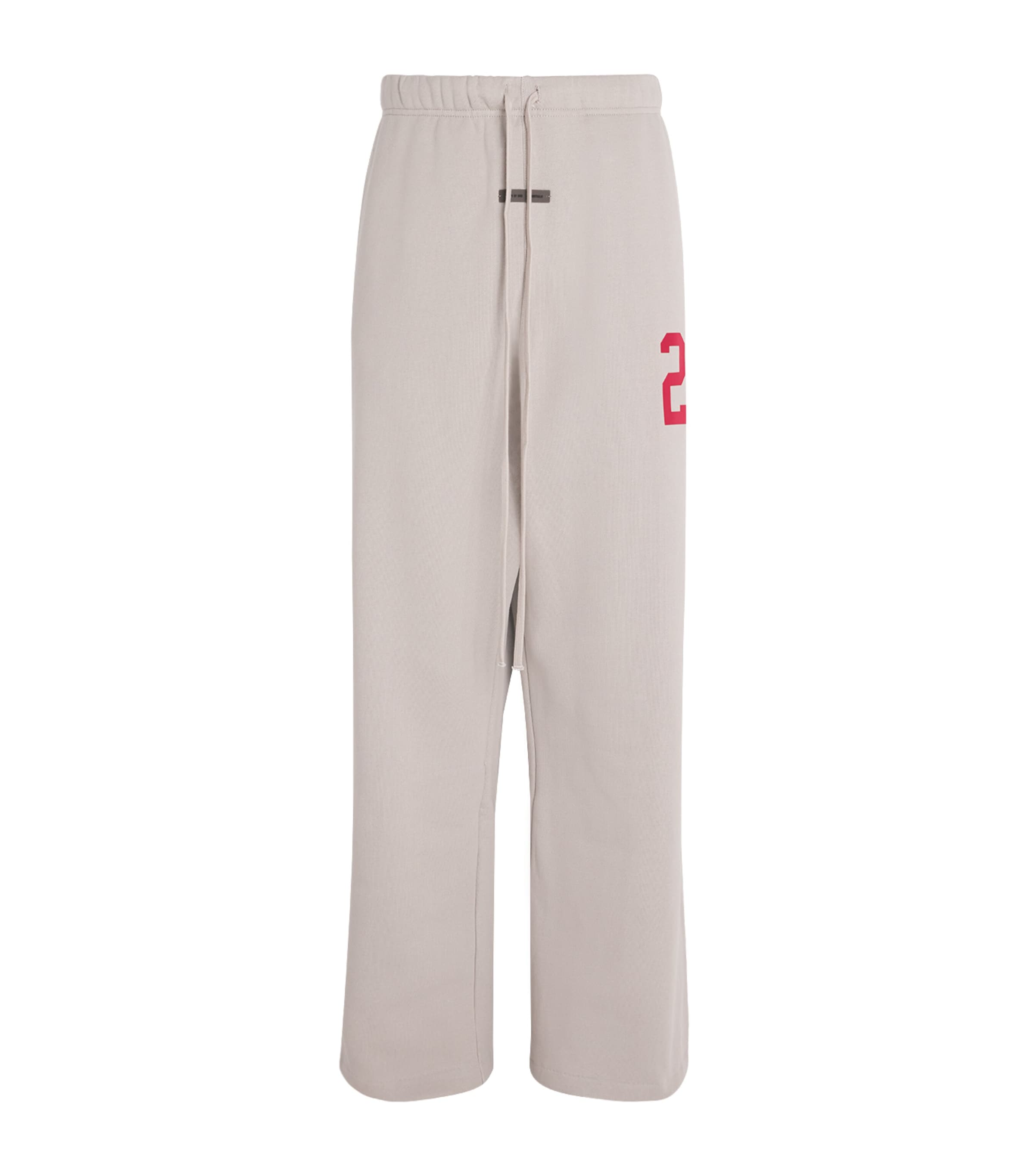 Cotton-Blend Varsity Sweatpants SMOKE GREY Image 1