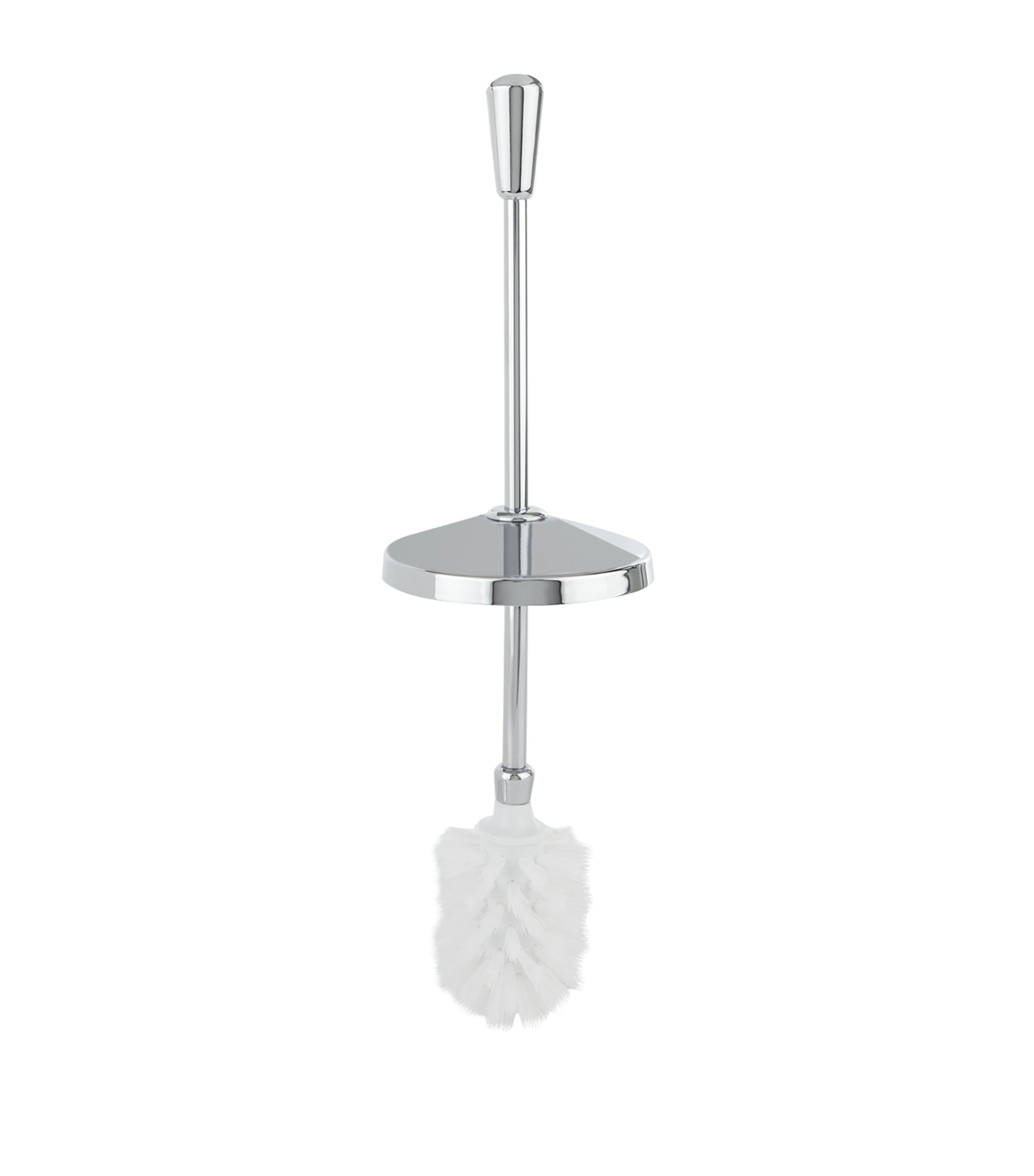 Cylinder Toilet Brush Holder SILVER Image 3