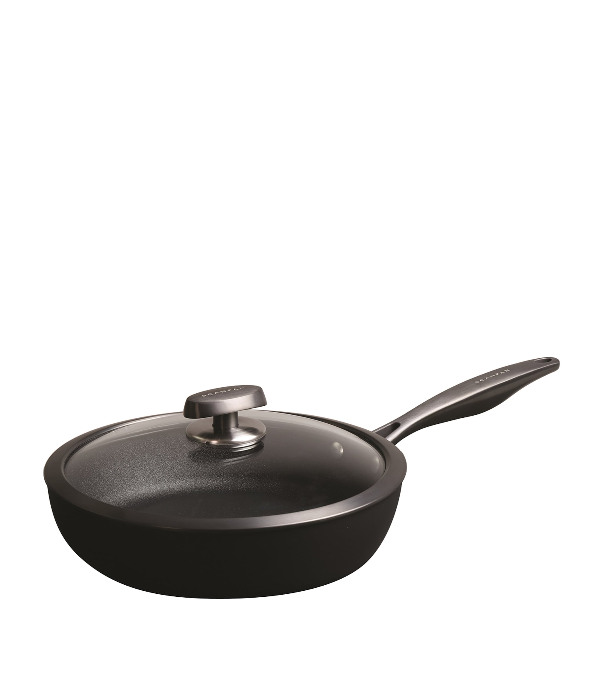 Scanpan Pro Sb+ Sauté Pan With Lid In Black