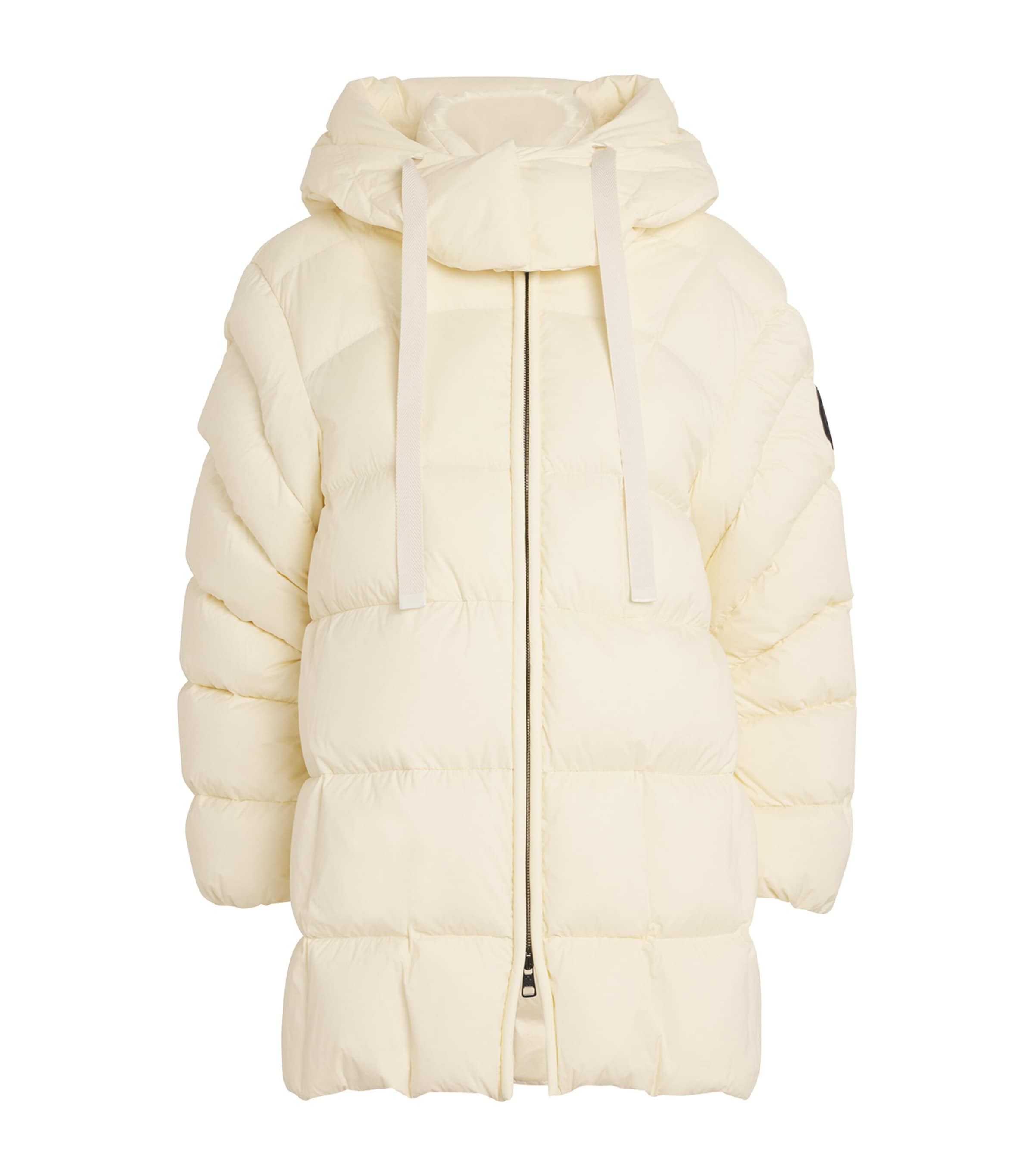 Moncler X Lulu Li Down-padded Doravante Jacket In White