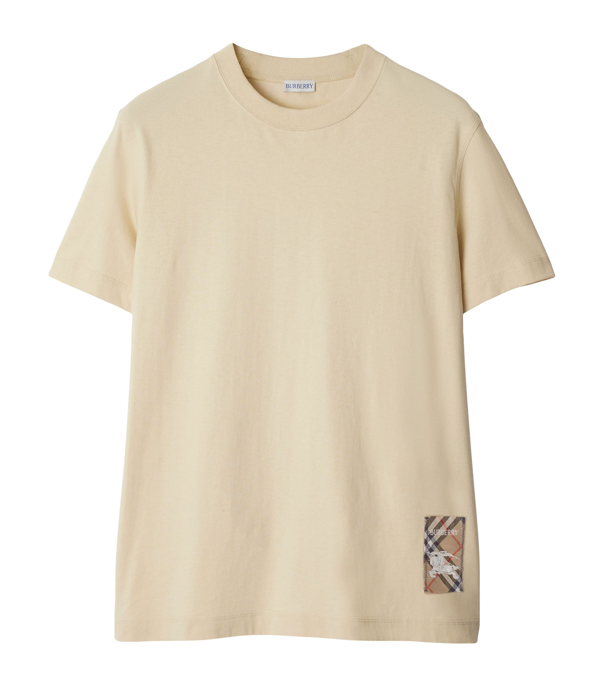 Burberry Check Label T-Shirt | Harrods UK